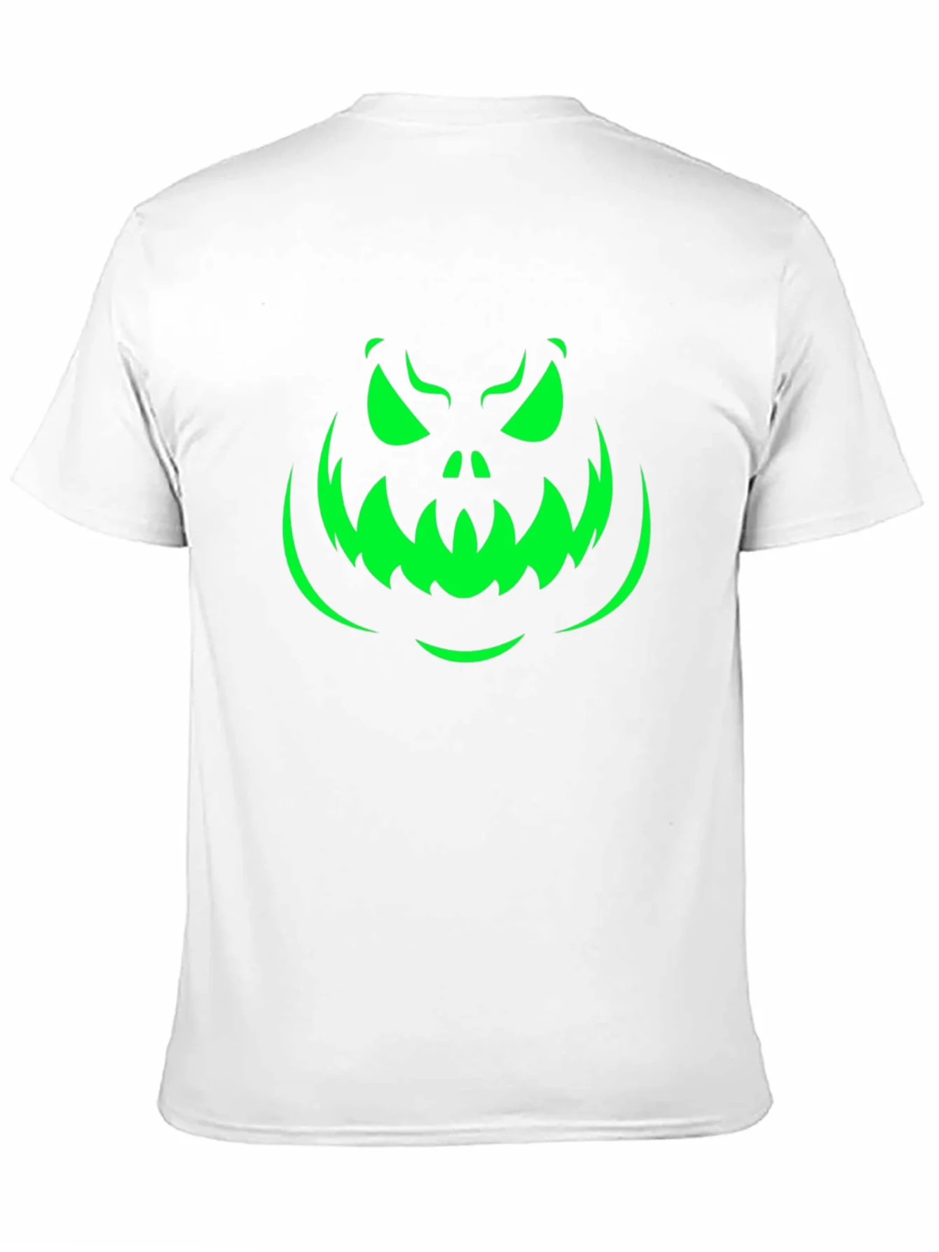 Rebbecca Spooky Pumpkin Face Halloween T-Shirt - Black