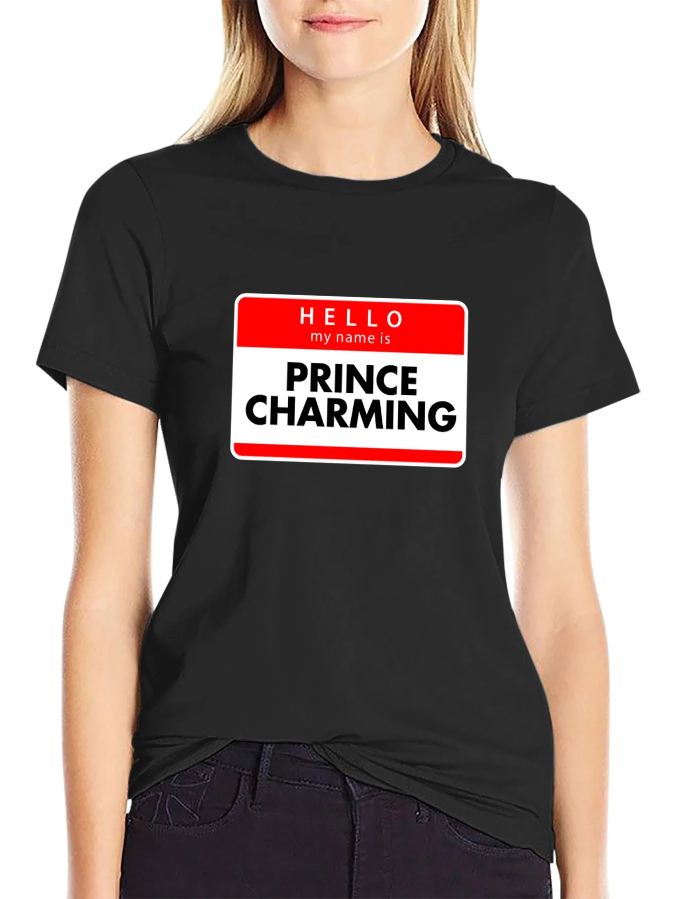 Camiseta Negra Pr¨ªncipe Encantador