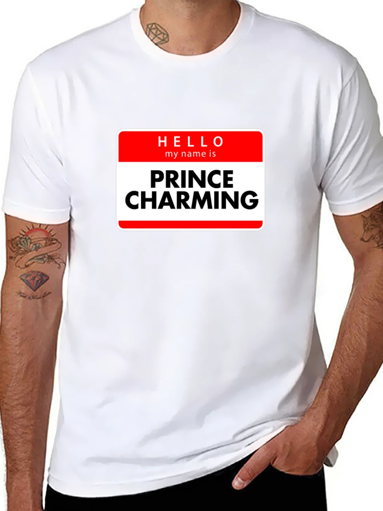 Camiseta Negra Pr¨ªncipe Encantador