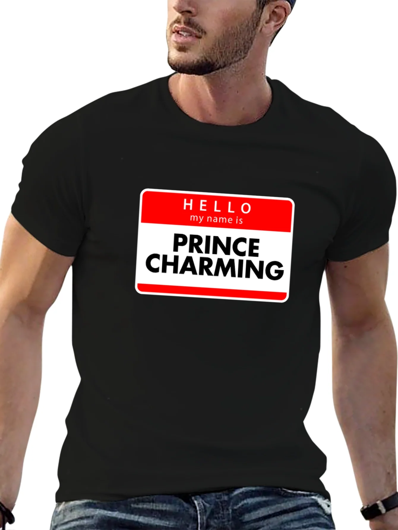 Camiseta Negra Pr¨ªncipe Encantador