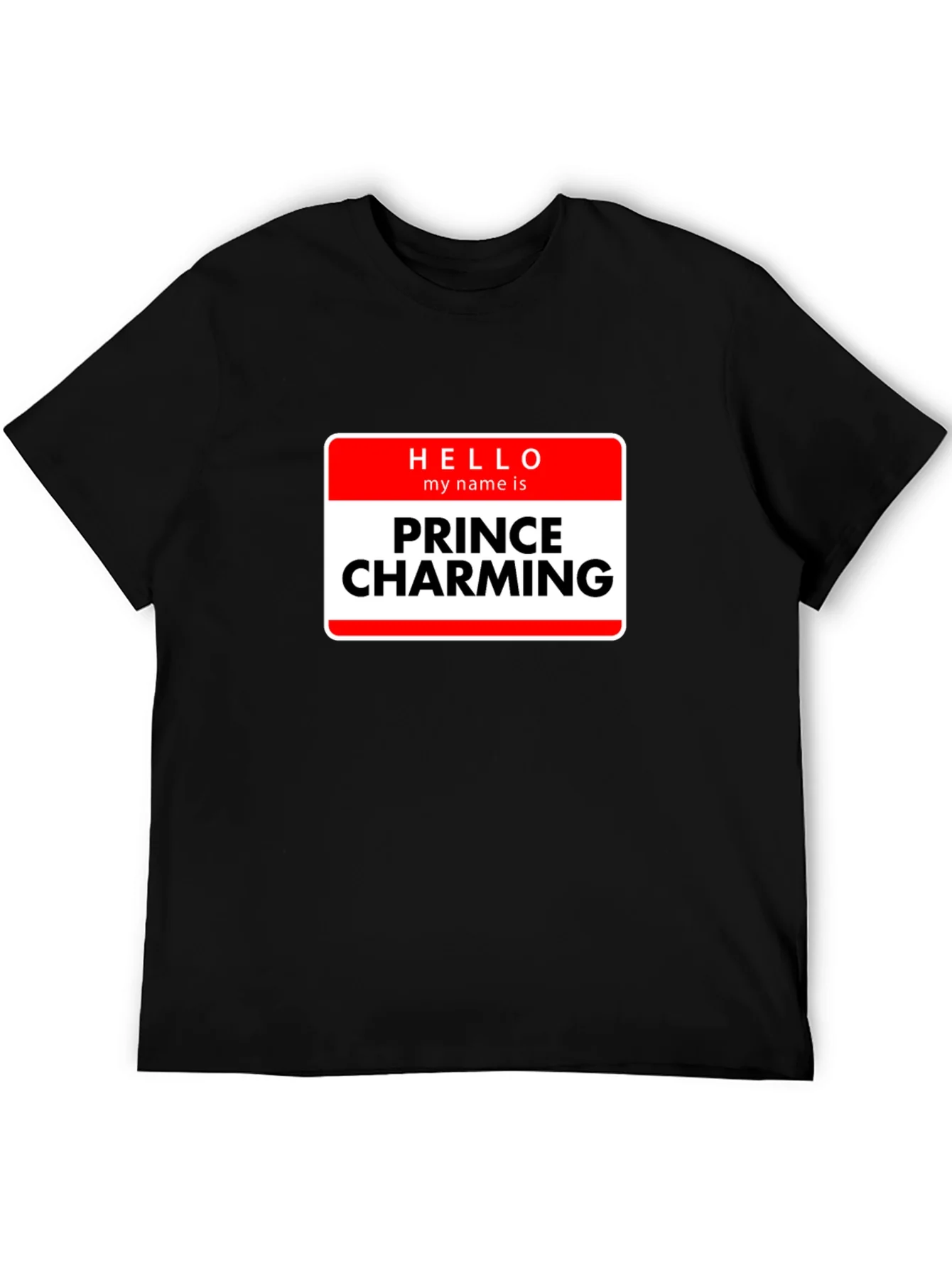 Camiseta Negra Pr¨ªncipe Encantador