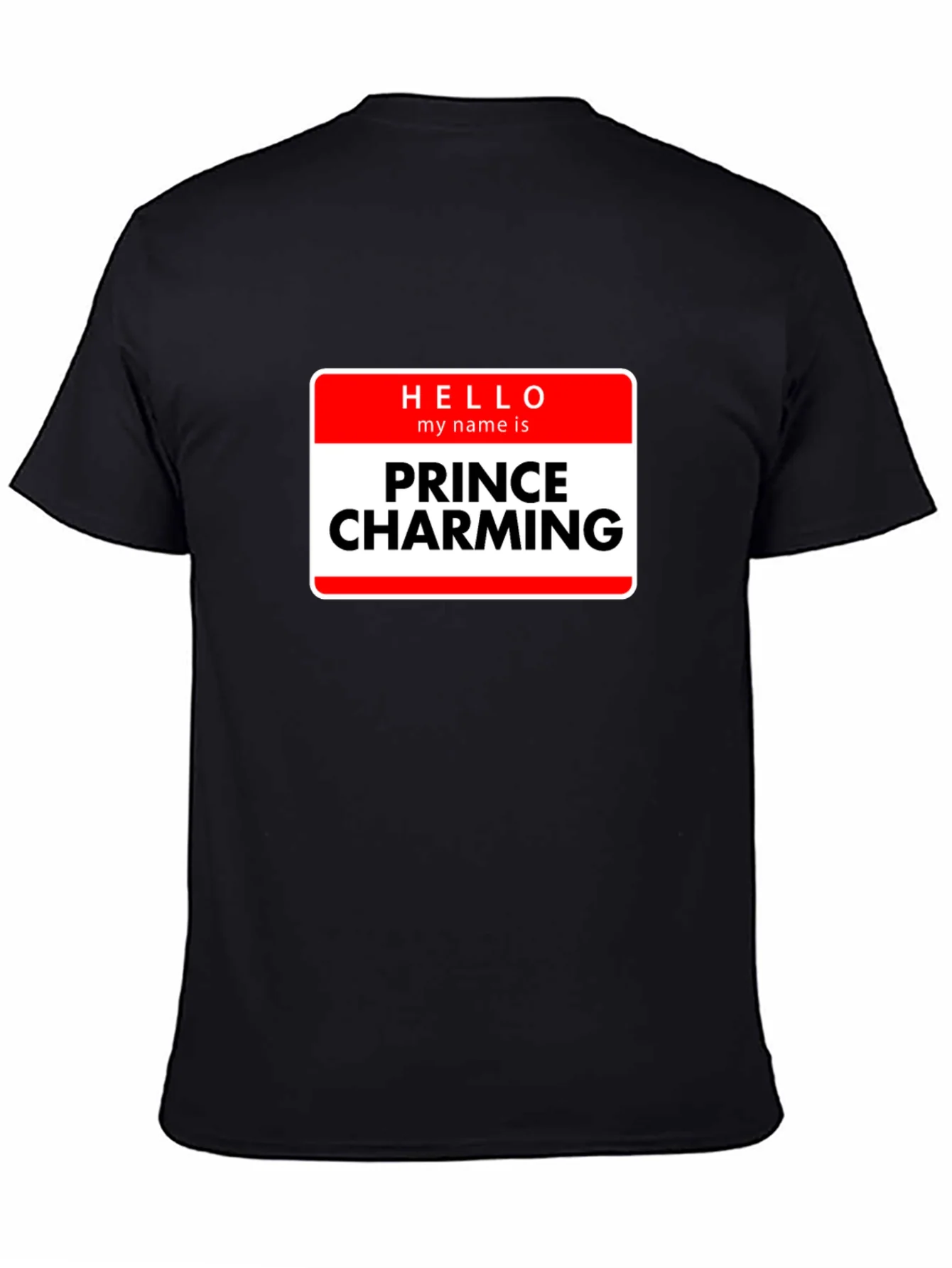 Camiseta Negra Pr¨ªncipe Encantador