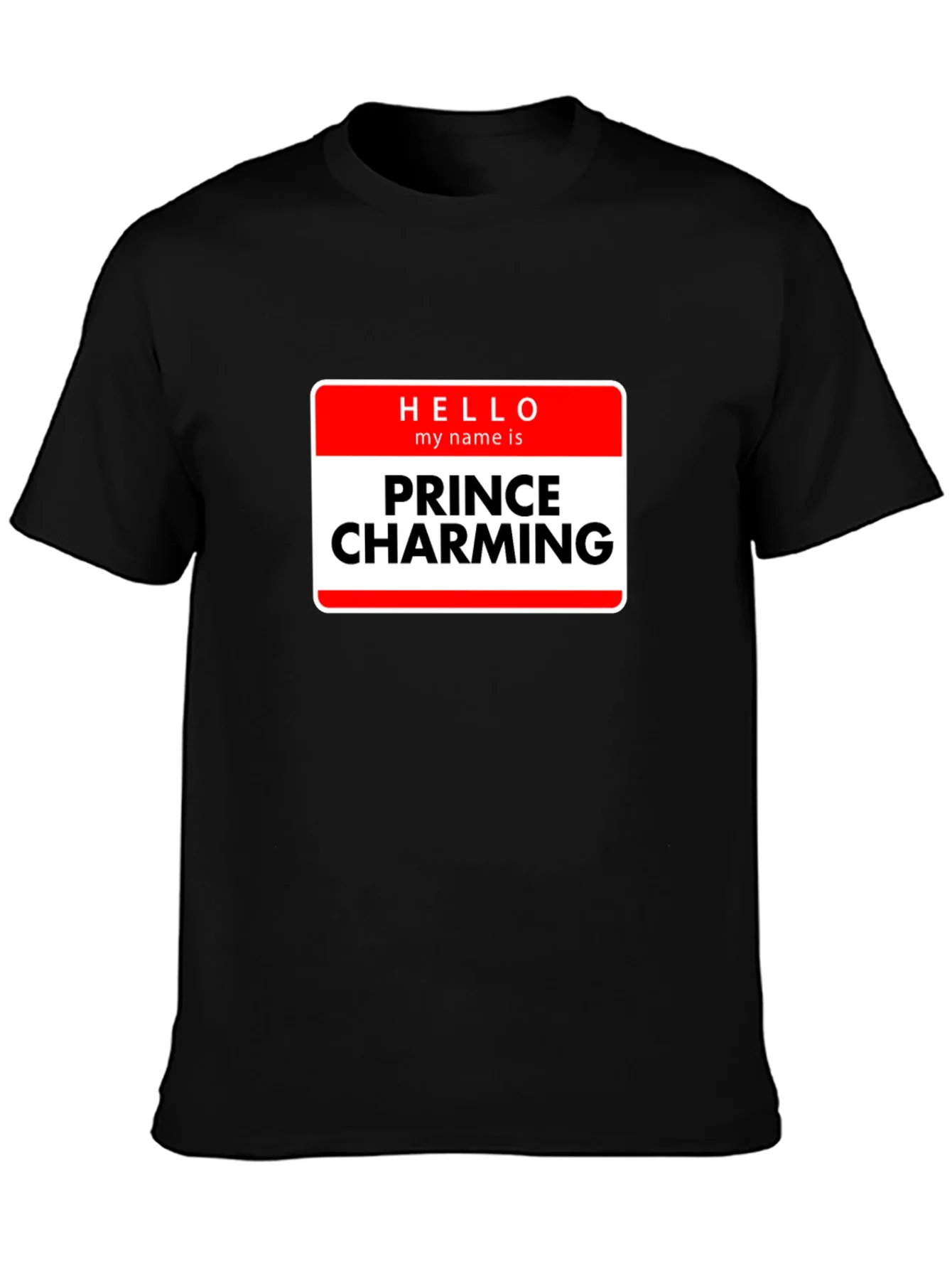 Camiseta Negra Pr¨ªncipe Encantador