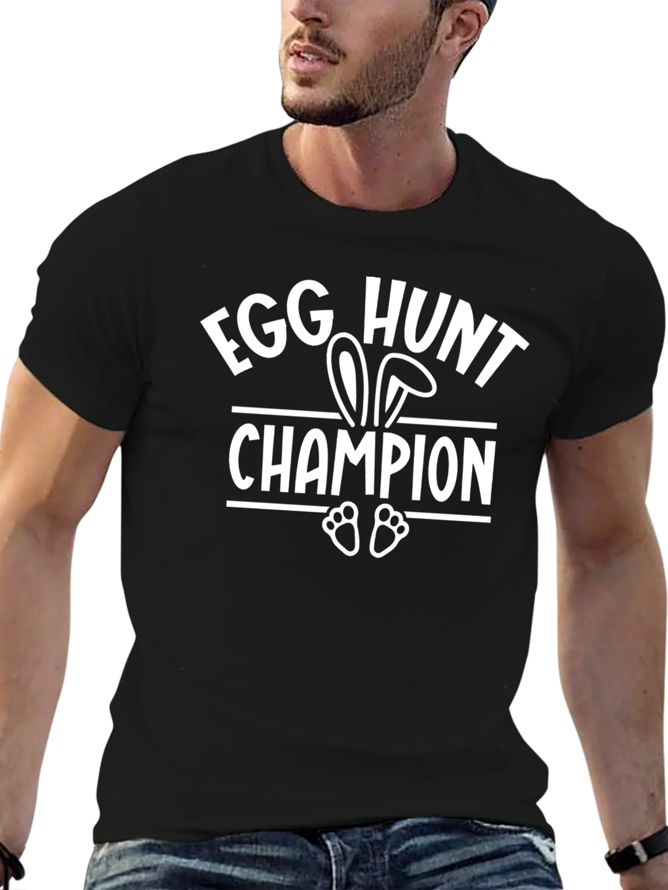 Rebbecca Egg Hunt Champion T-Shirt Easter Holiday