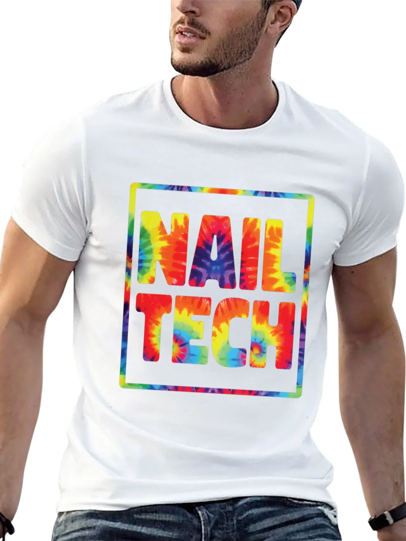 Camiseta Nail Tech Tie Dye