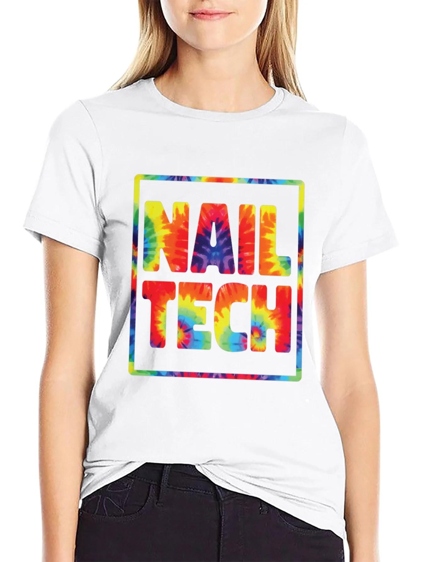 Camiseta Nail Tech Tie Dye