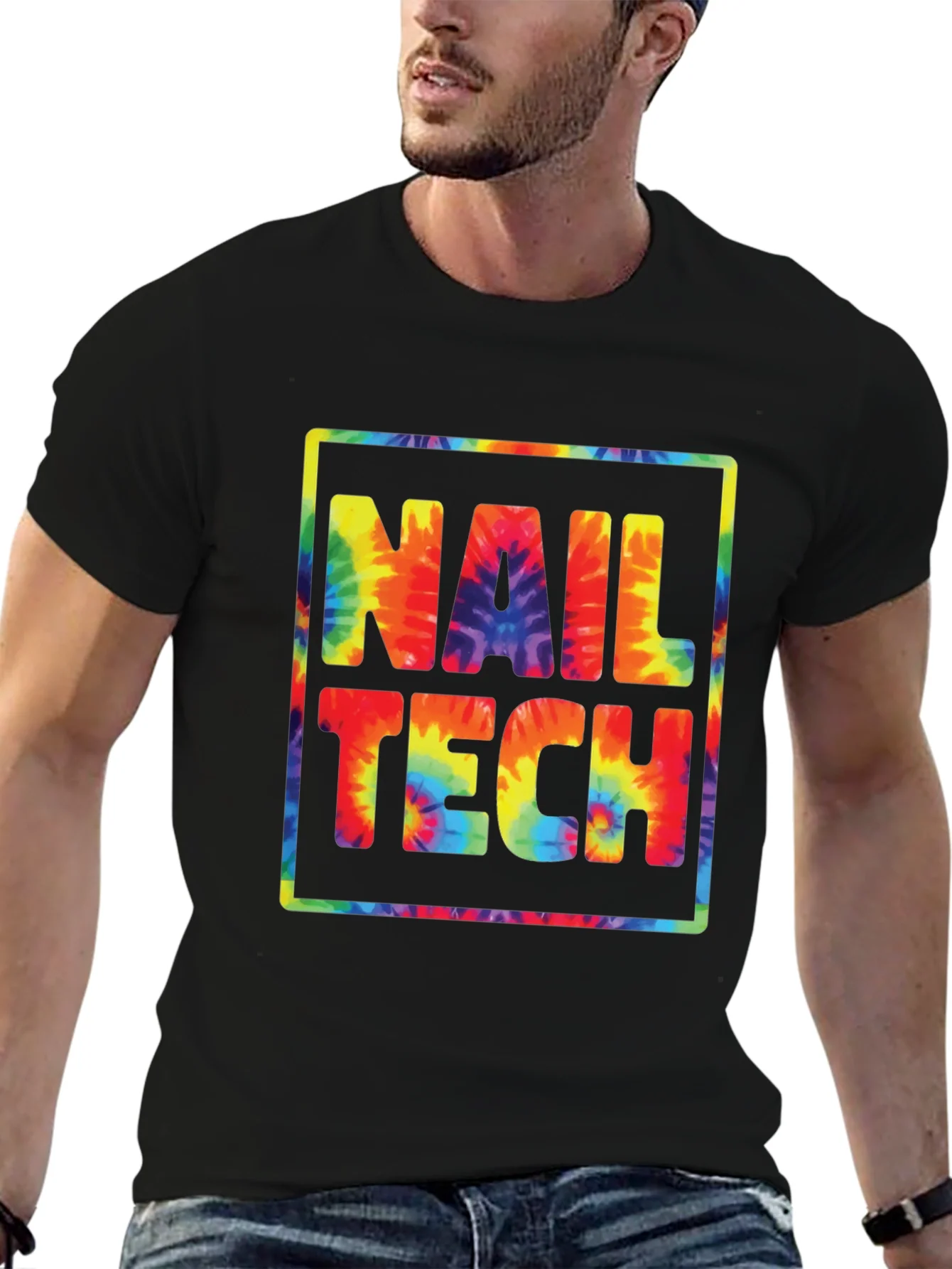 Camiseta Nail Tech Tie Dye