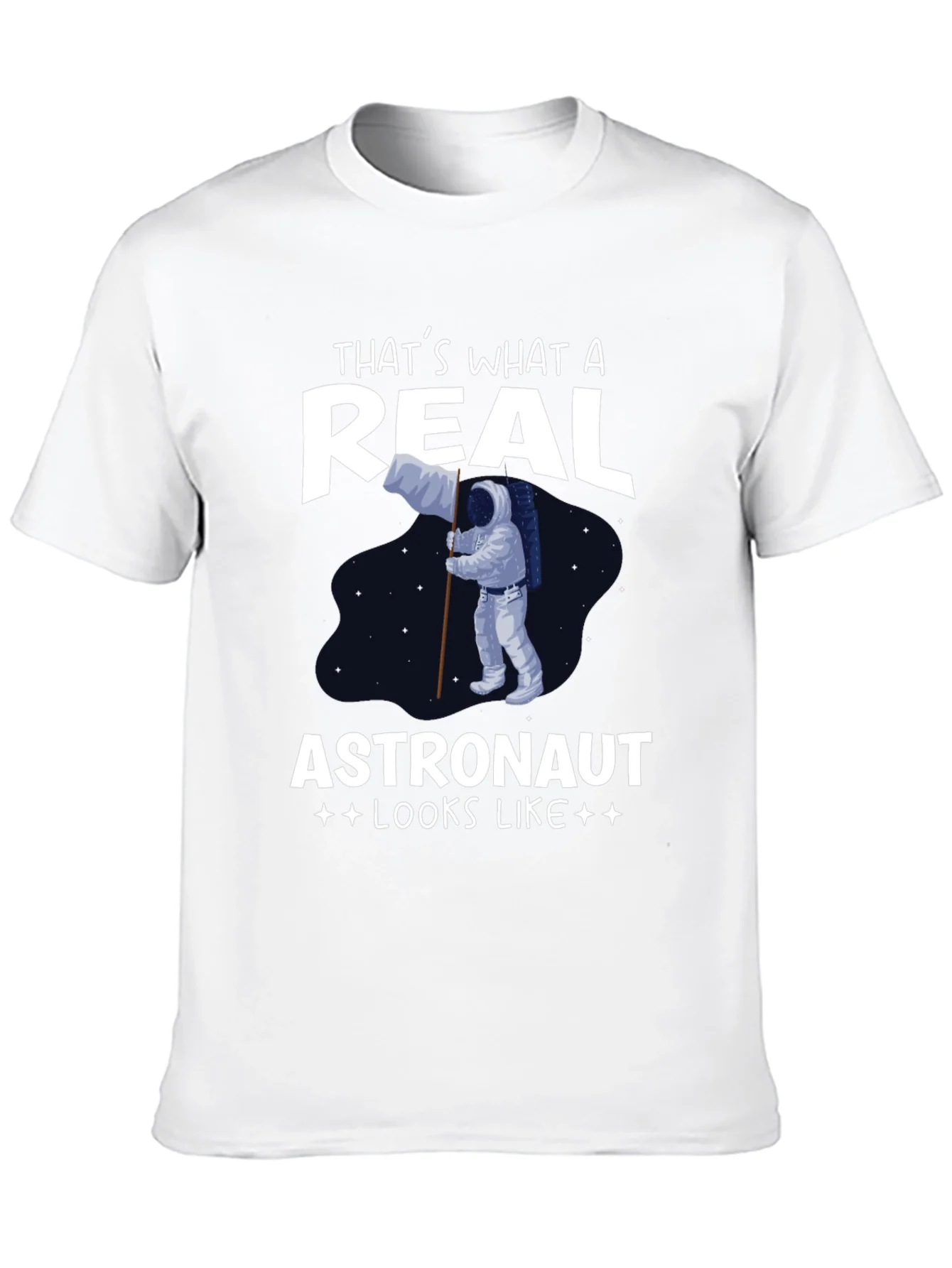 Camiseta Astronauta Real - Dise?o Espacial