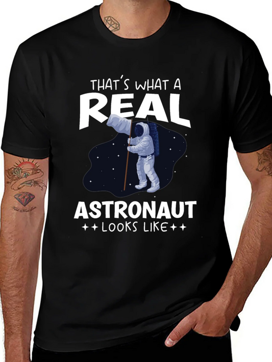 Camiseta Astronauta Real - Dise?o Espacial