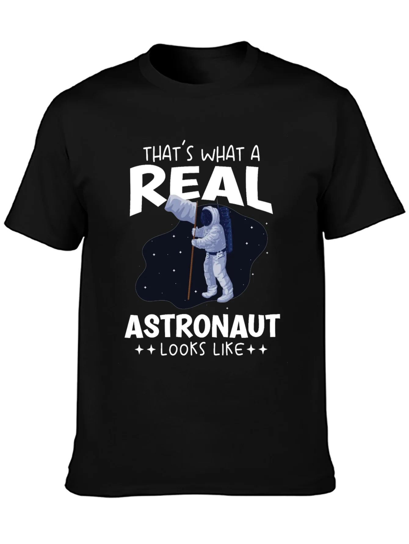 Camiseta Astronauta Real - Dise?o Espacial