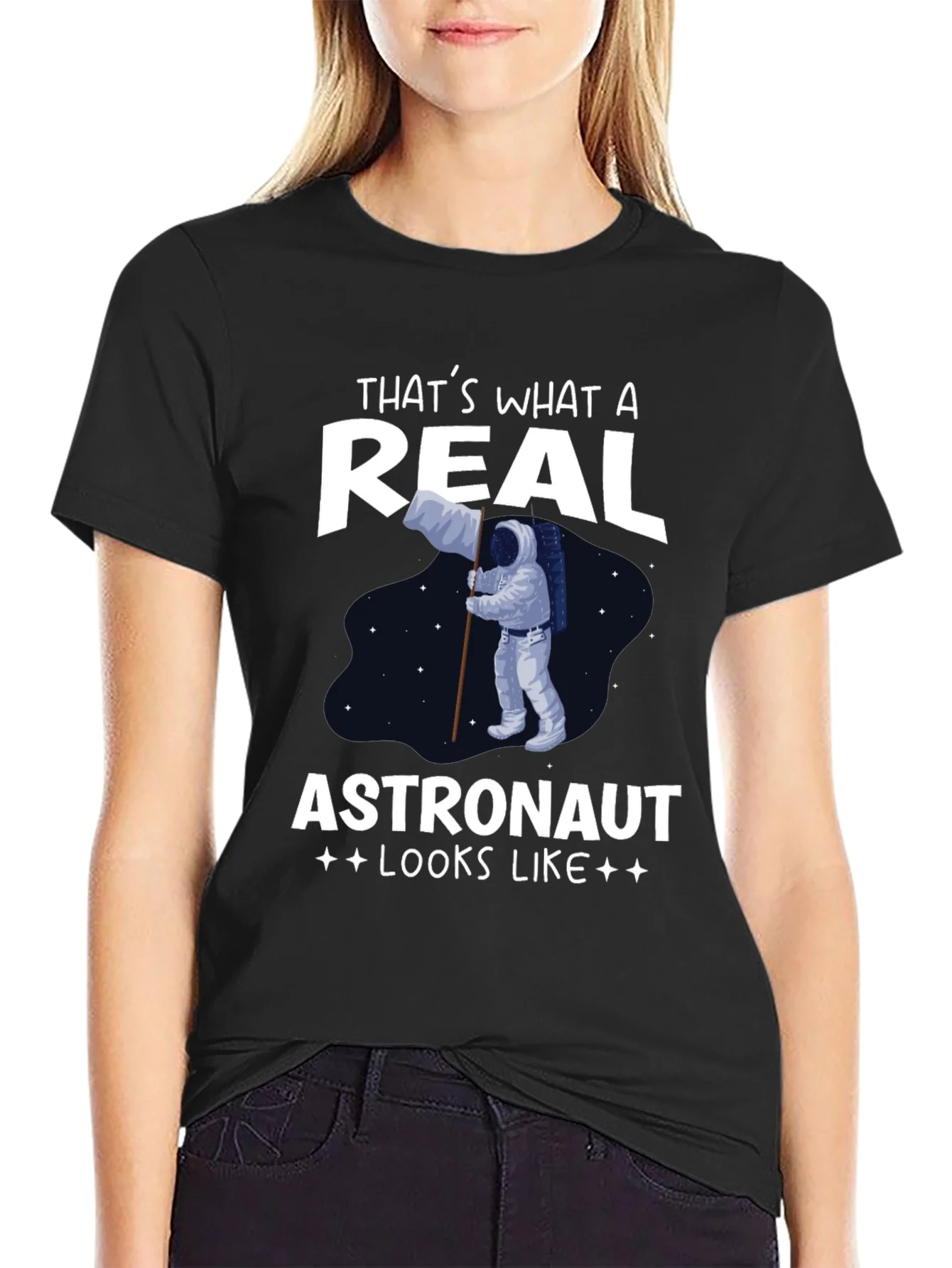 Camiseta Astronauta Real - Dise?o Espacial