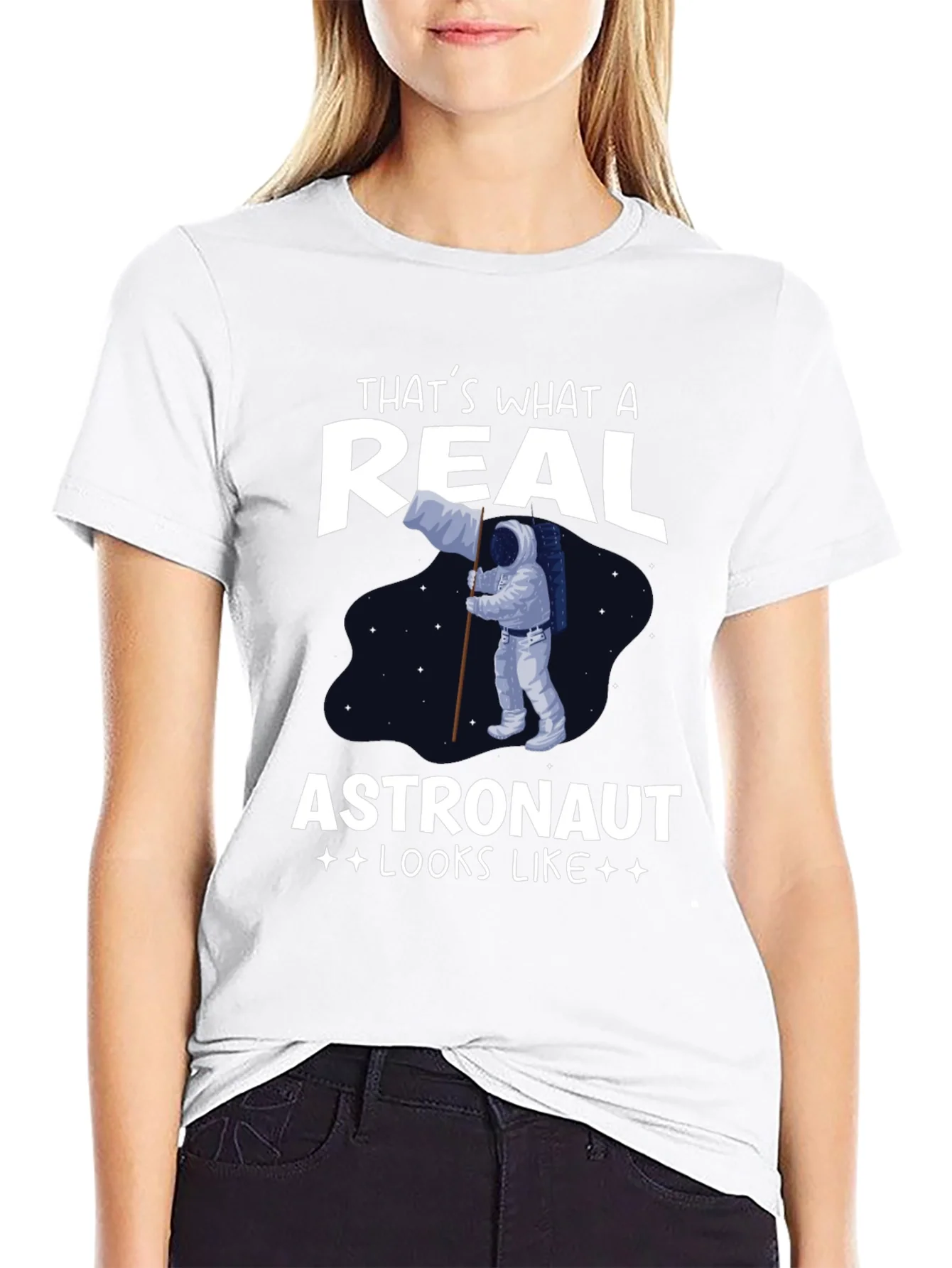 Camiseta Astronauta Real - Dise?o Espacial