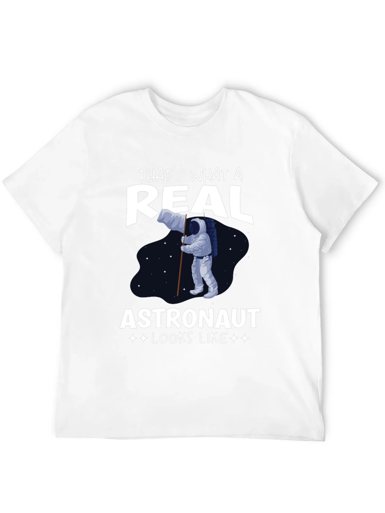 Camiseta Astronauta Real - Dise?o Espacial