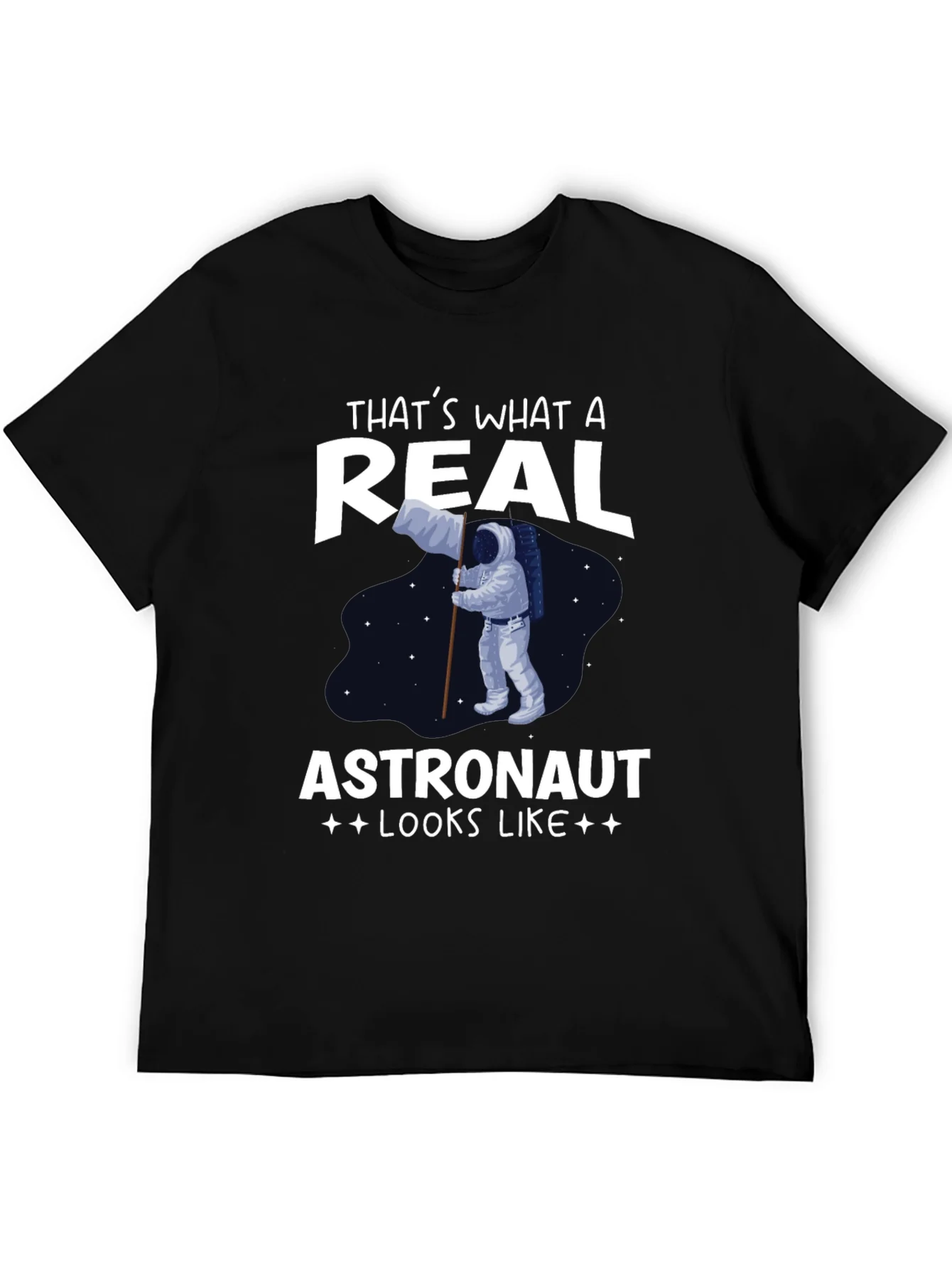 Camiseta Astronauta Real - Dise?o Espacial