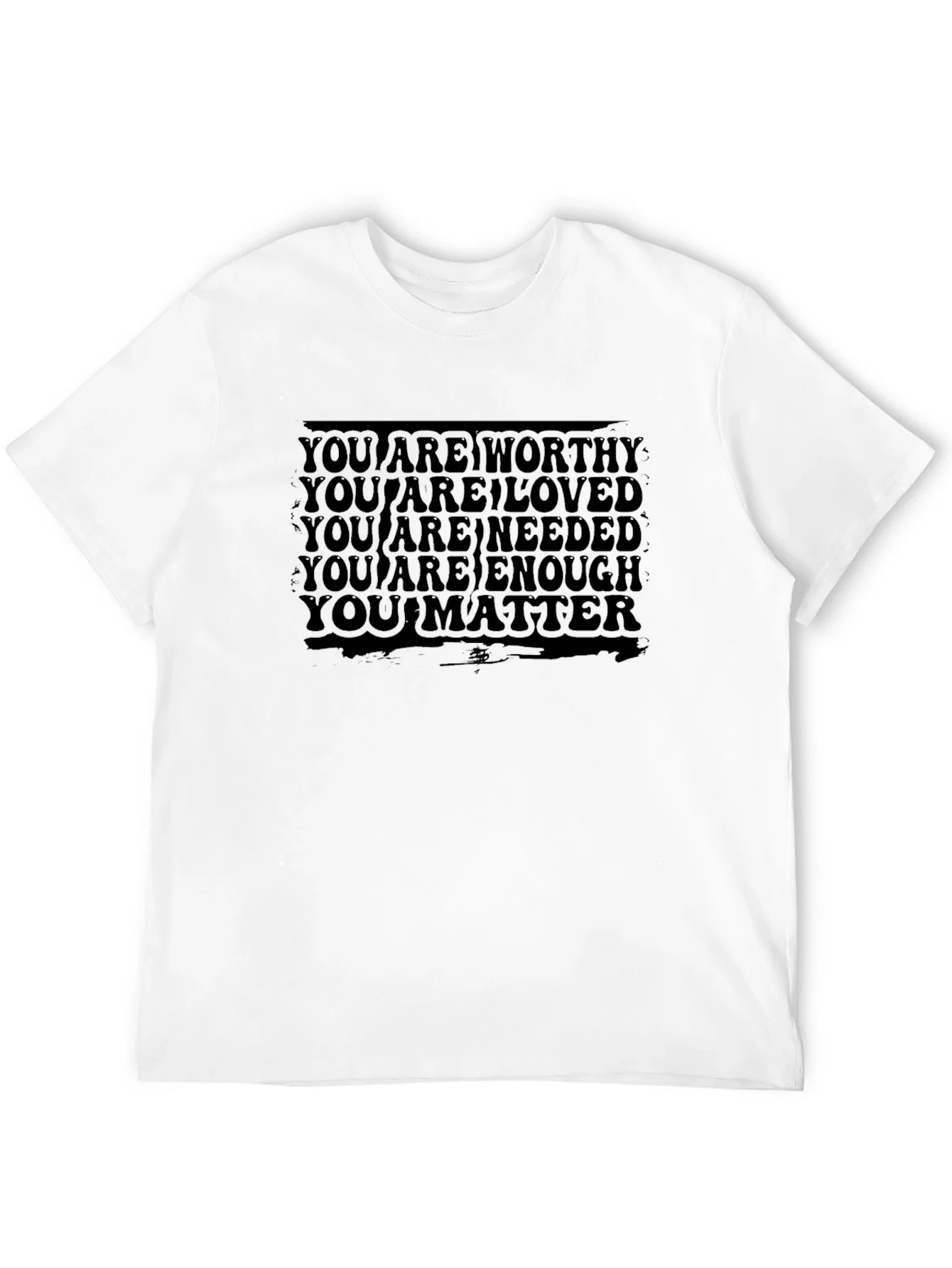 Rebbecca Affirmation T-Shirt: You Are Worthy Loved Enough