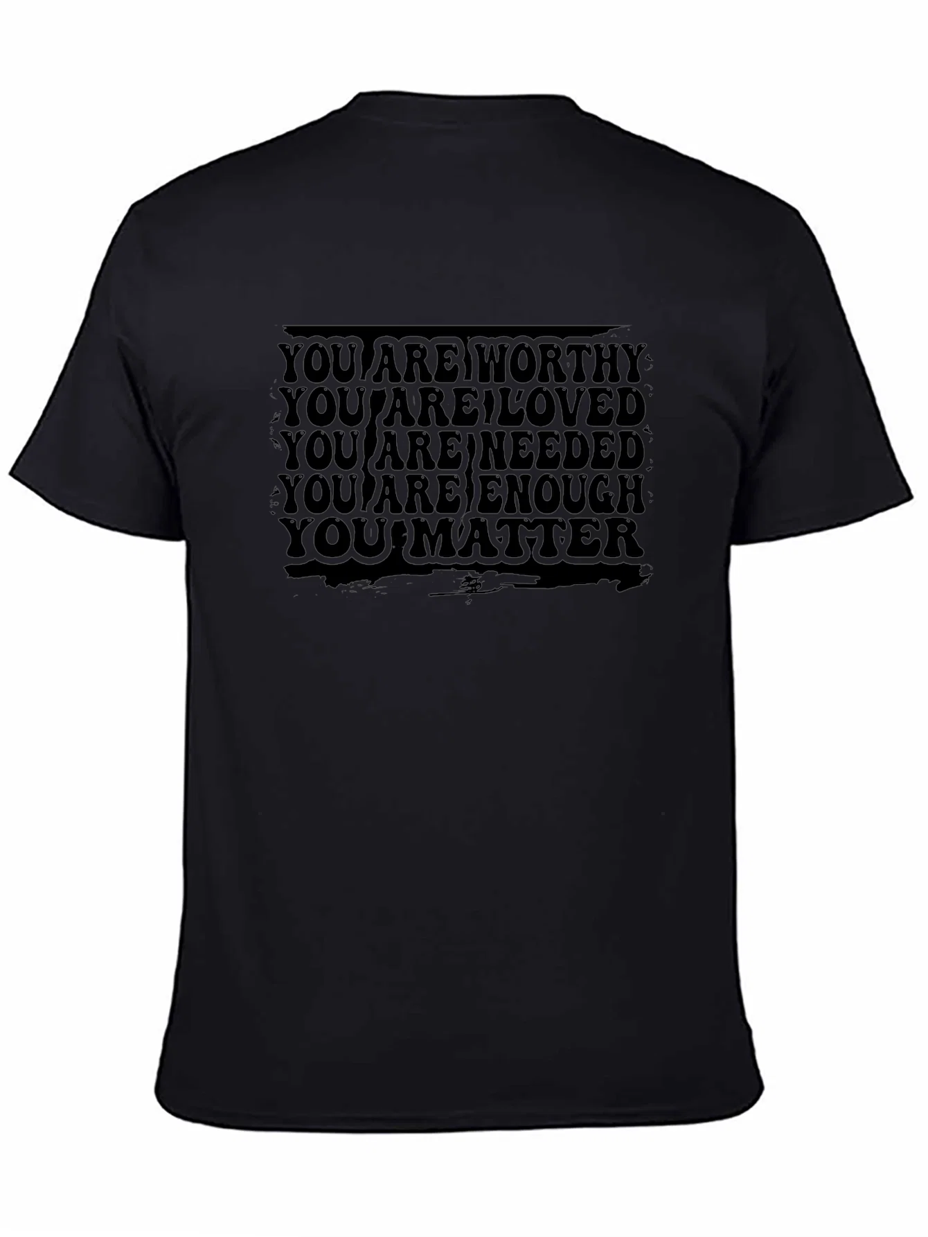 Rebbecca Affirmation T-Shirt: You Are Worthy Loved Enough