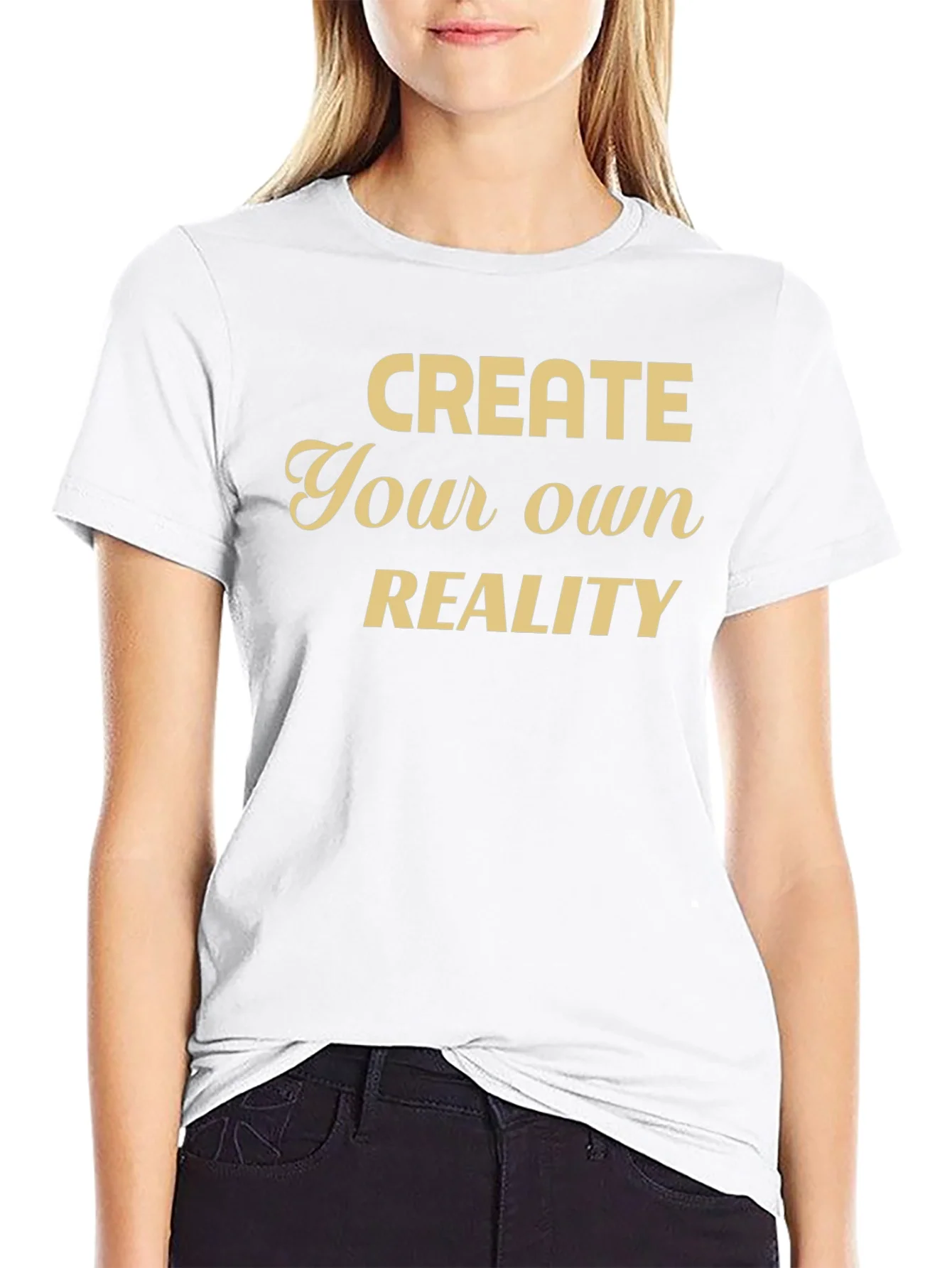 Rebbecca Create Your Own Reality Graphic Tee - Black