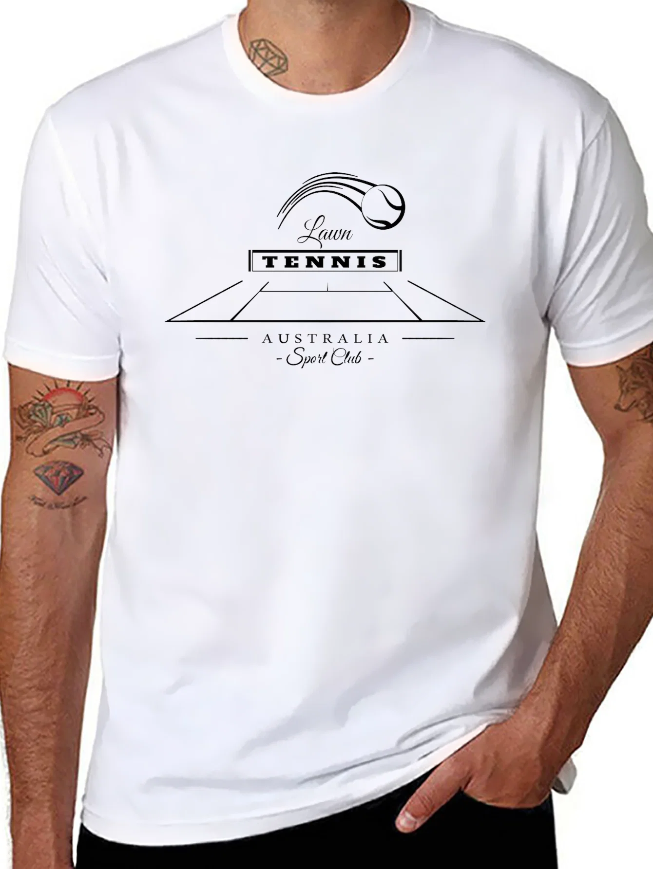 Rebbecca Lawn Tennis Australia Sport Club Graphic Tee