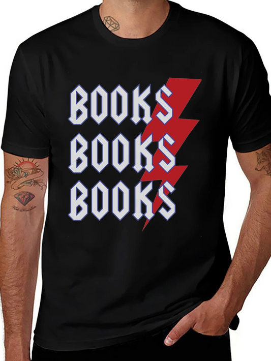 Rebbecca Books Lightning Bolt T-Shirt Black Cotton Tee