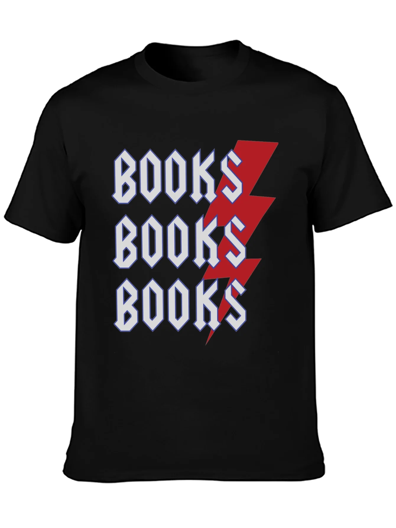 Rebbecca Books Lightning Bolt T-Shirt Black Cotton Tee