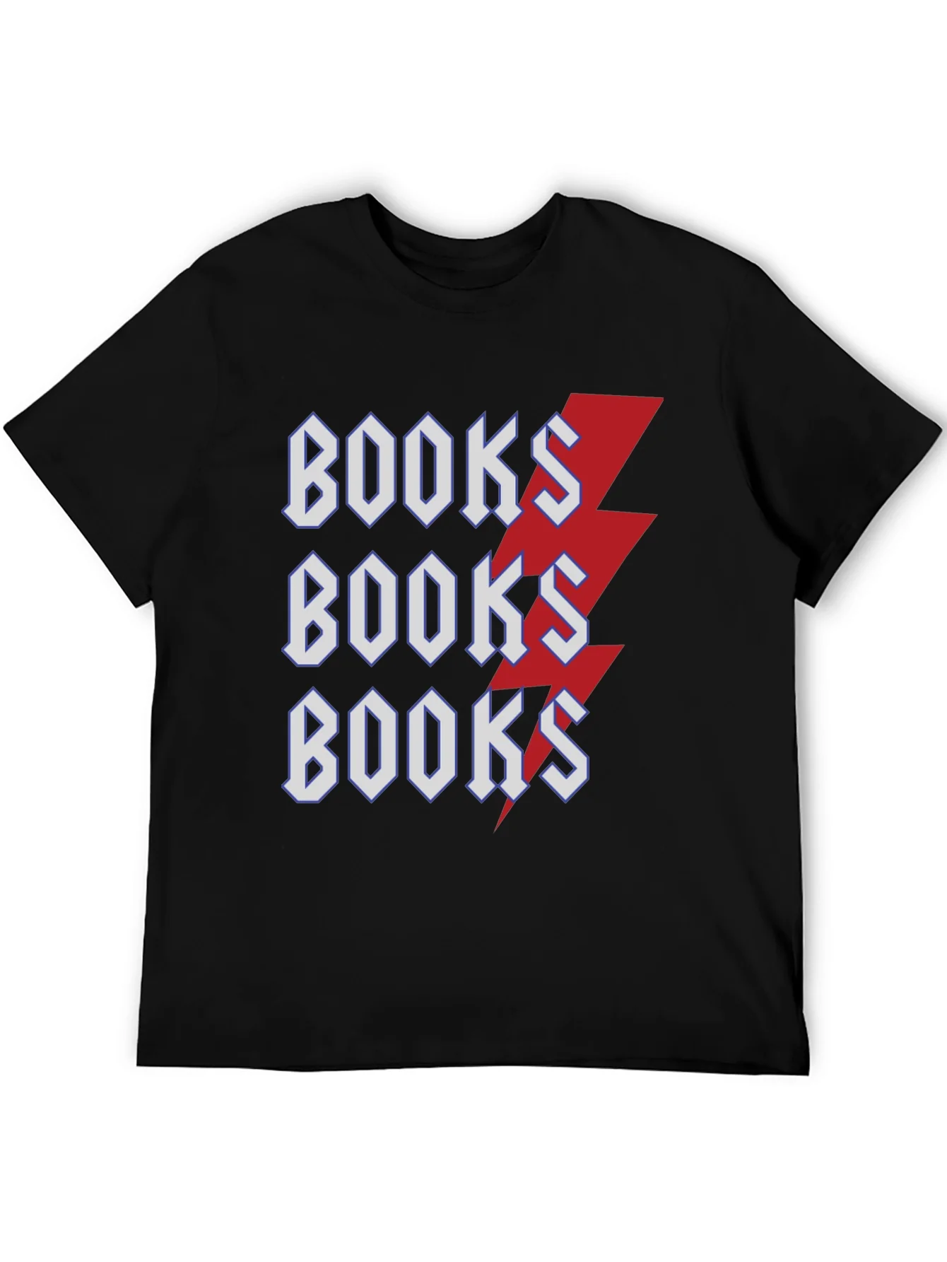 Rebbecca Books Lightning Bolt T-Shirt Black Cotton Tee