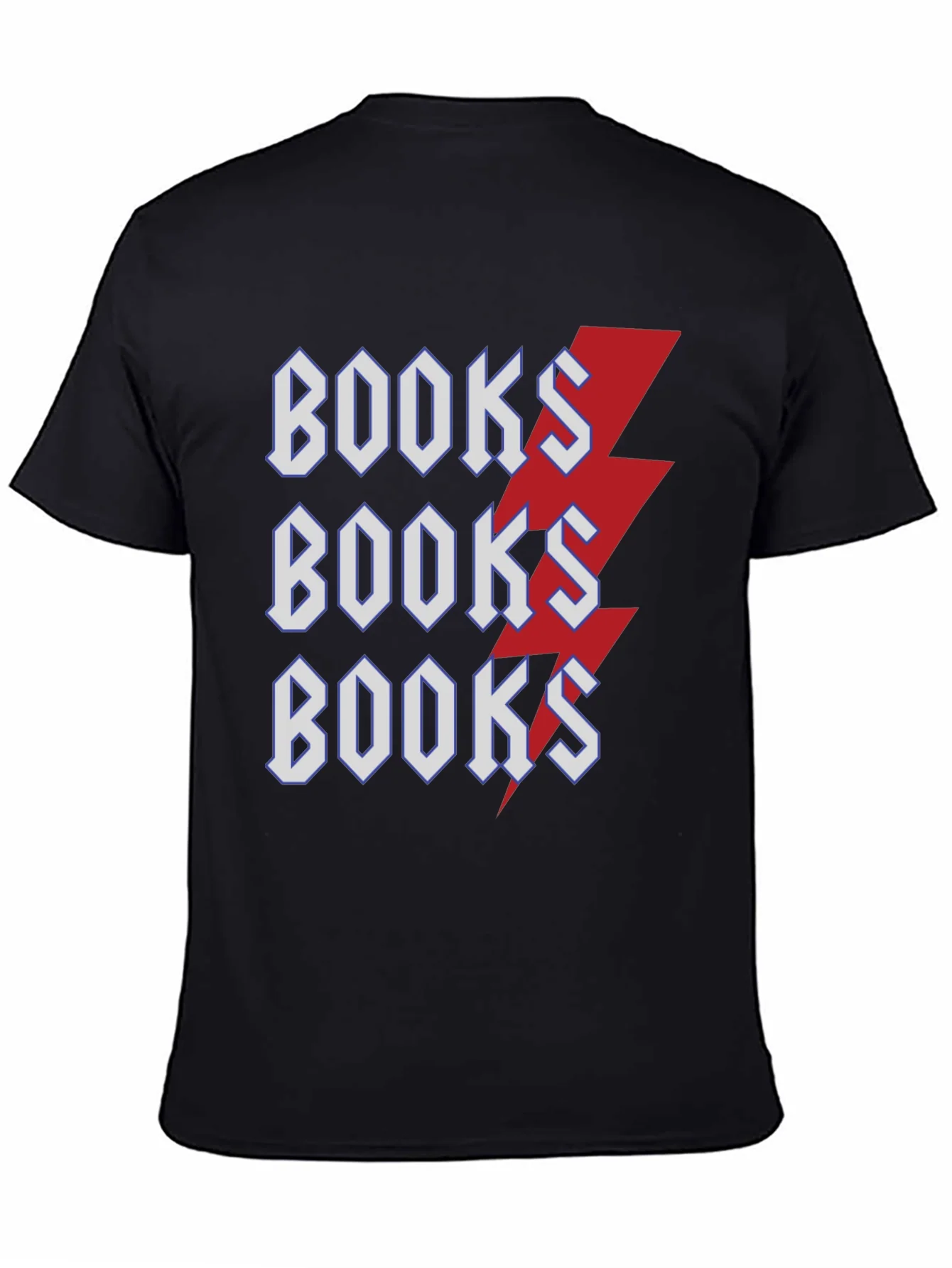 Rebbecca Books Lightning Bolt T-Shirt Black Cotton Tee