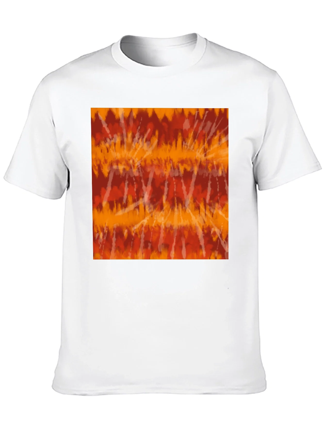 Rebbecca Retro Tie-Dye Graphic Tee - Casual Black T-Shirt