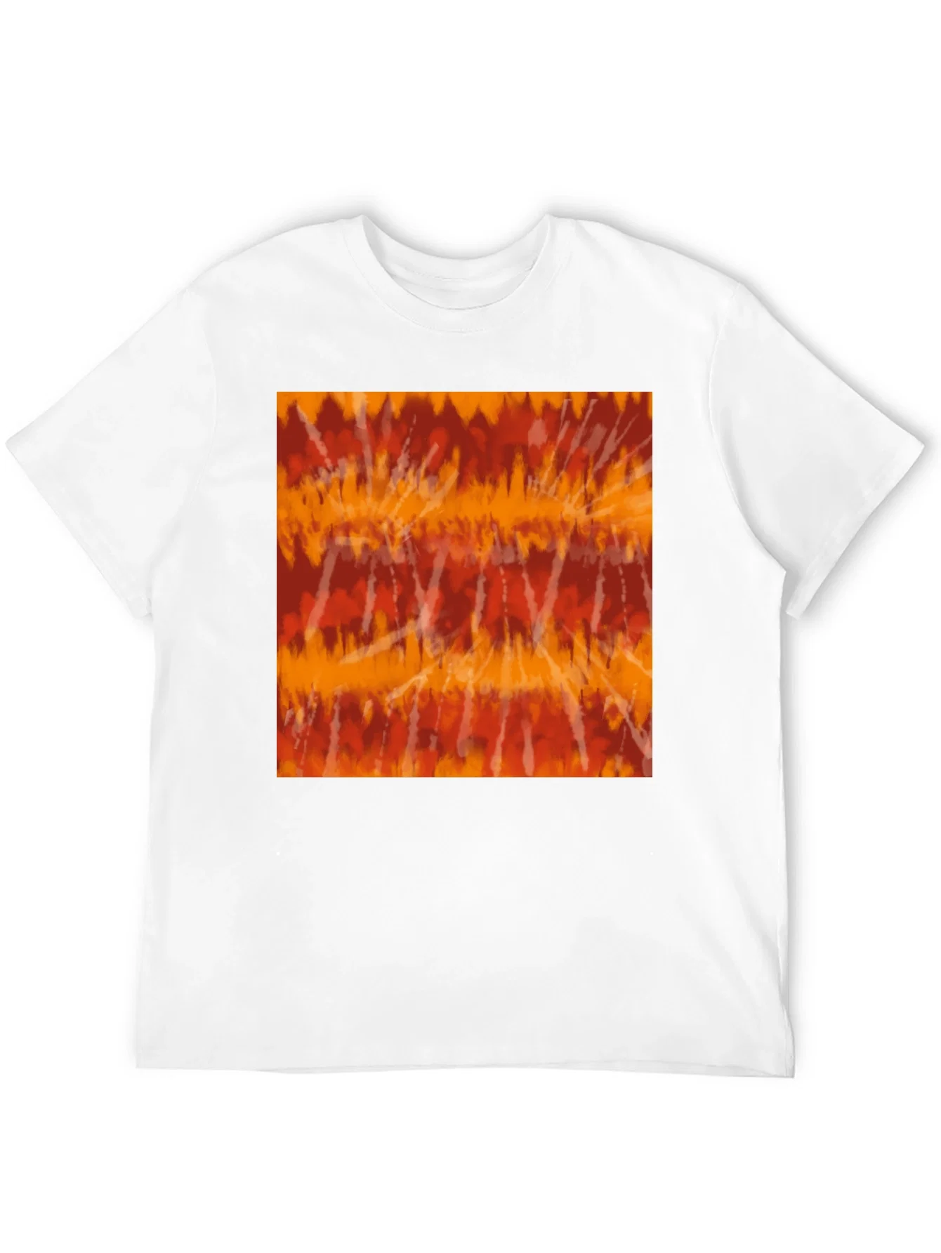 Rebbecca Retro Tie-Dye Graphic Tee - Casual Black T-Shirt