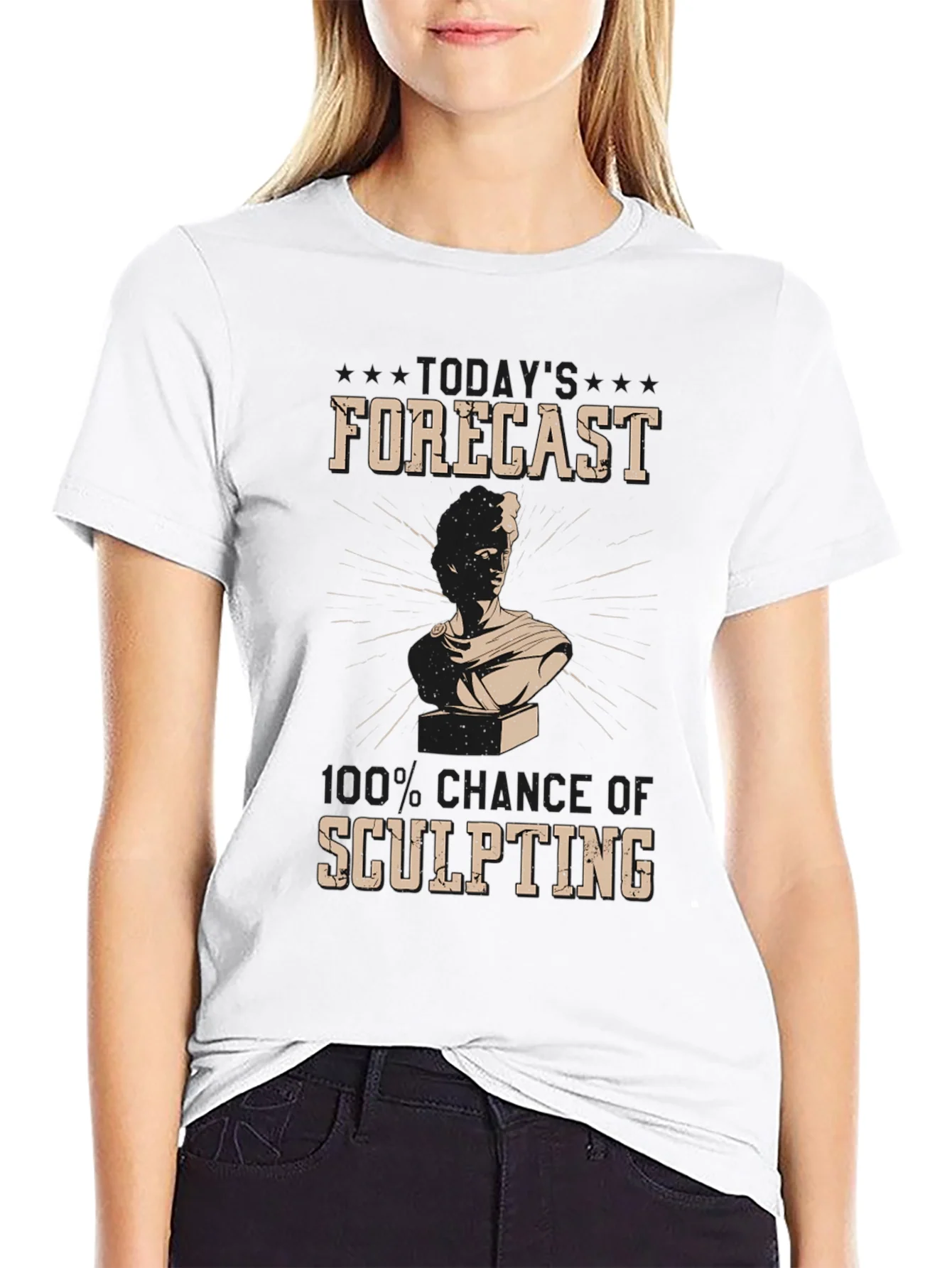 Rebbecca Sculpting Forecast T-Shirt Unique Artistic Design