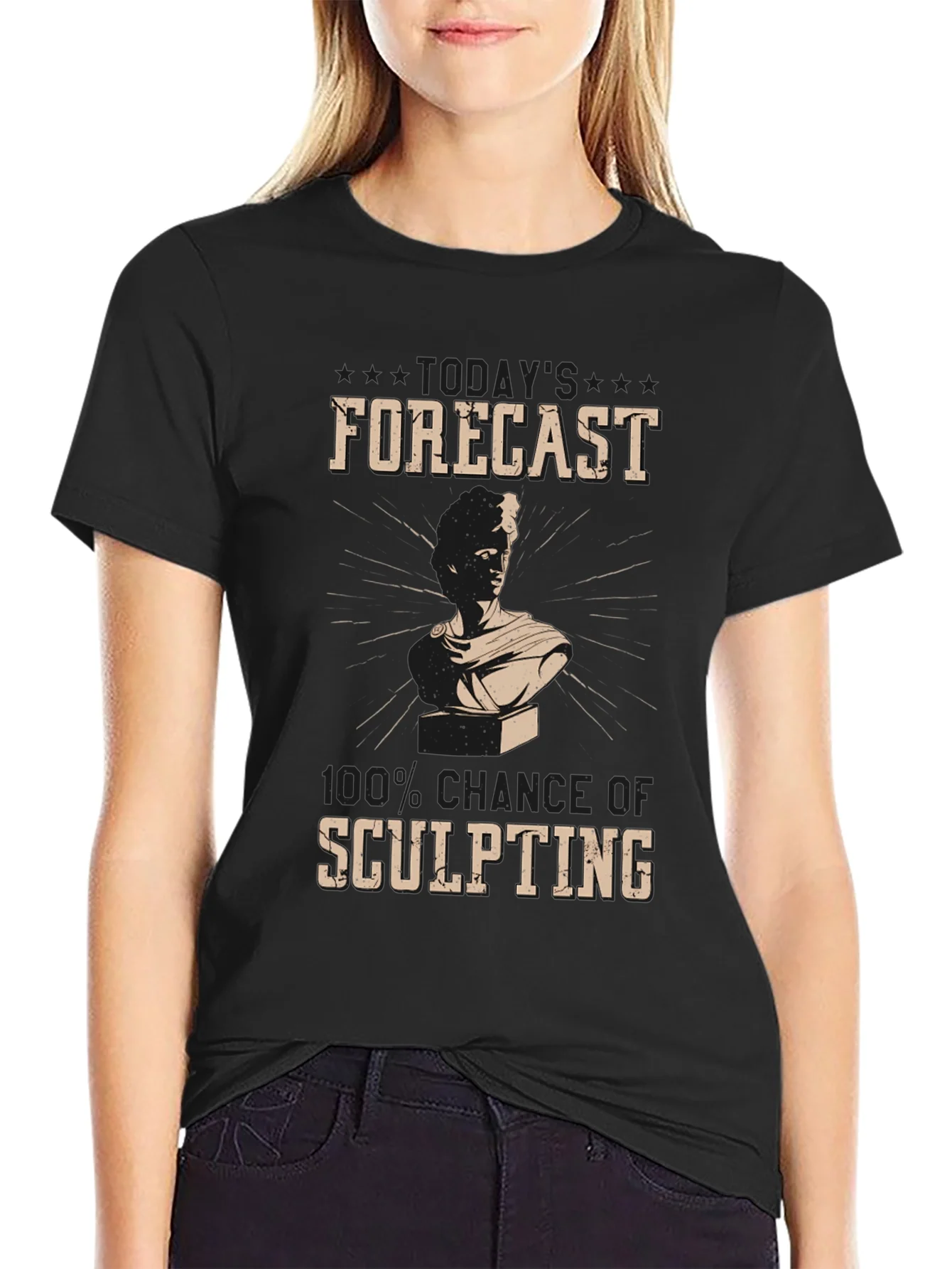Rebbecca Sculpting Forecast T-Shirt Unique Artistic Design
