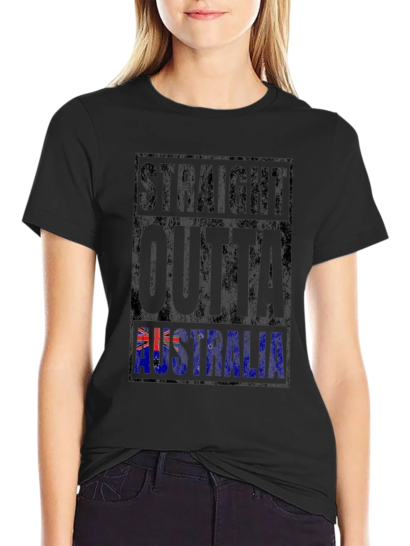 Rebbecca Straight Outta Australia Graphic Tee