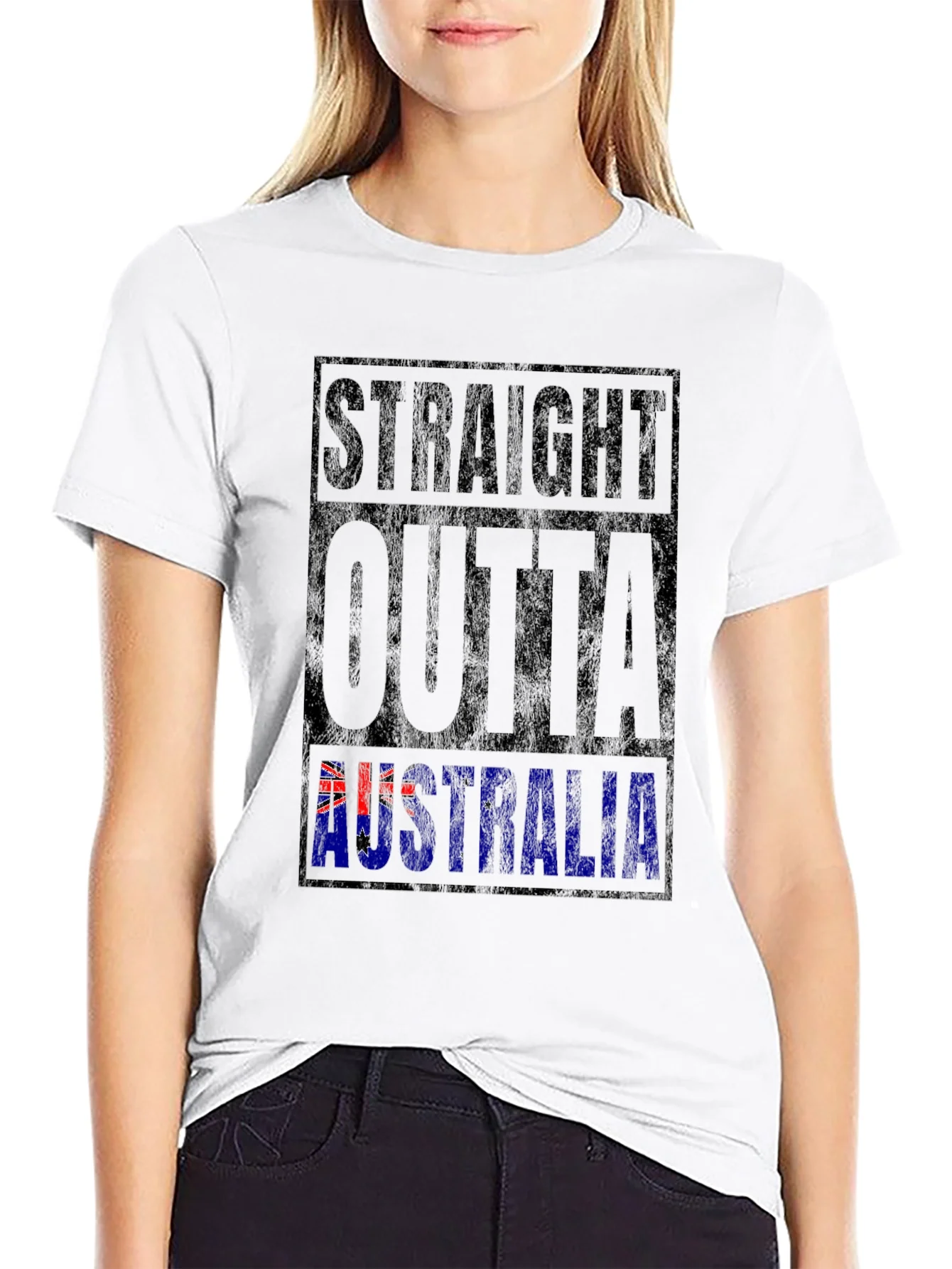 Rebbecca Straight Outta Australia Graphic Tee