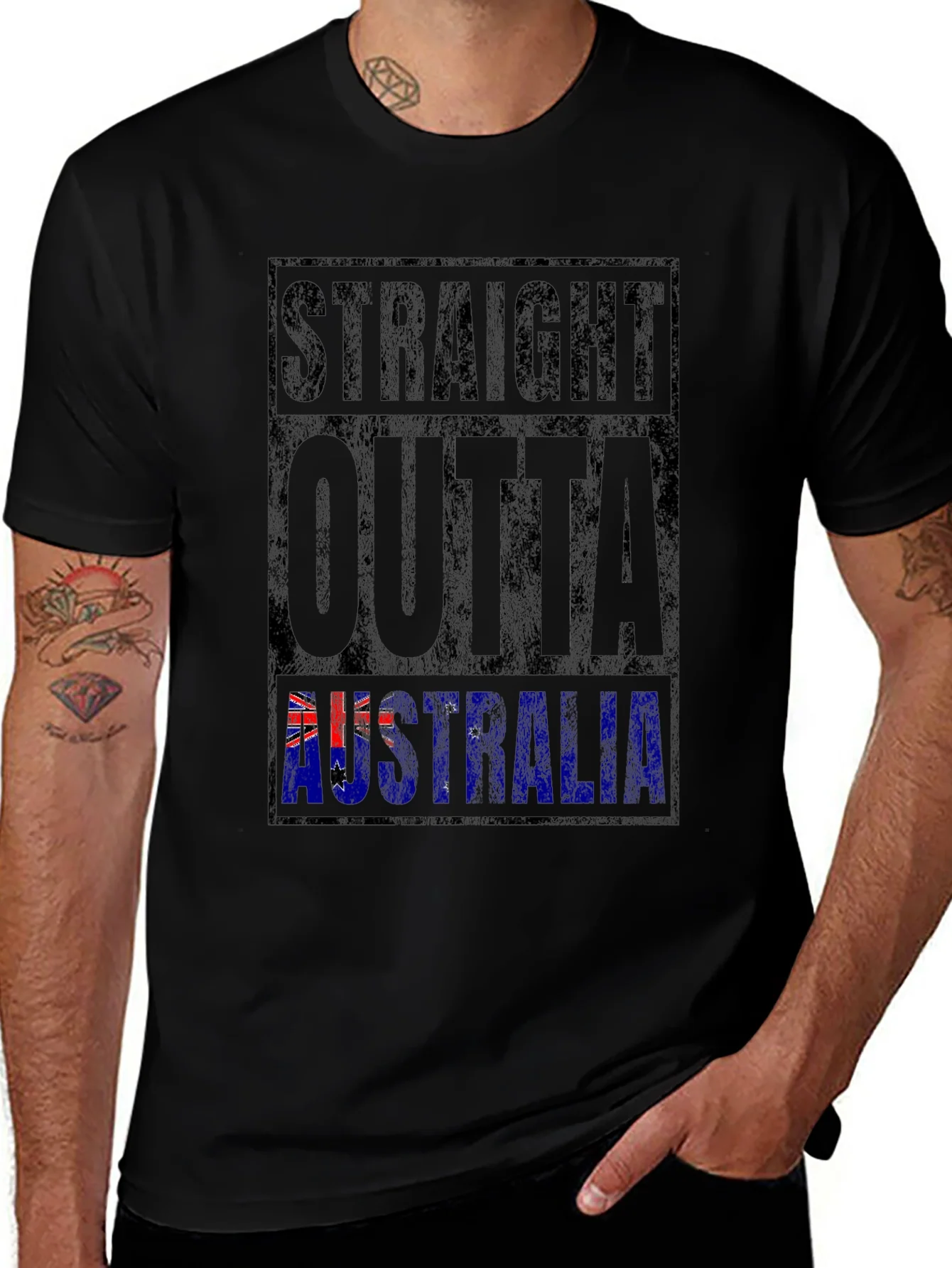 Rebbecca Straight Outta Australia Graphic Tee