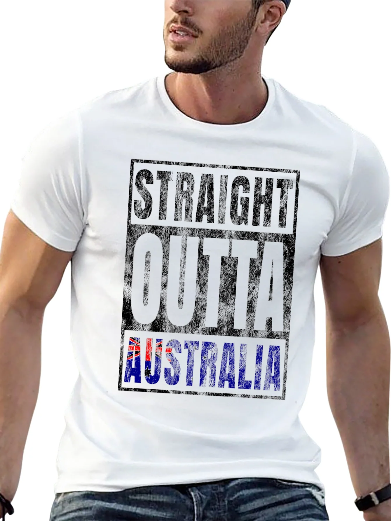 Rebbecca Straight Outta Australia Graphic Tee