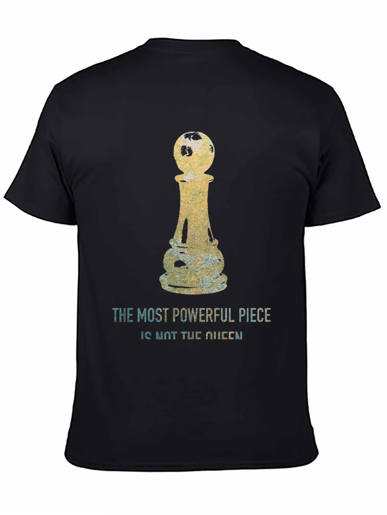 Camiseta ajedrez: El pe¨®n la pieza m¨¢s poderosa