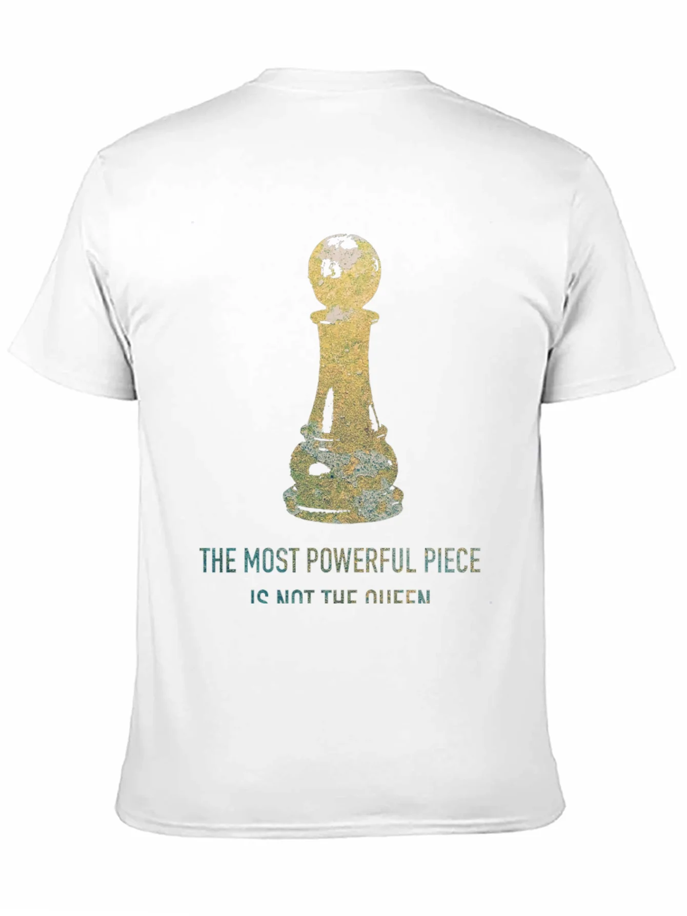Camiseta ajedrez: El pe¨®n la pieza m¨¢s poderosa