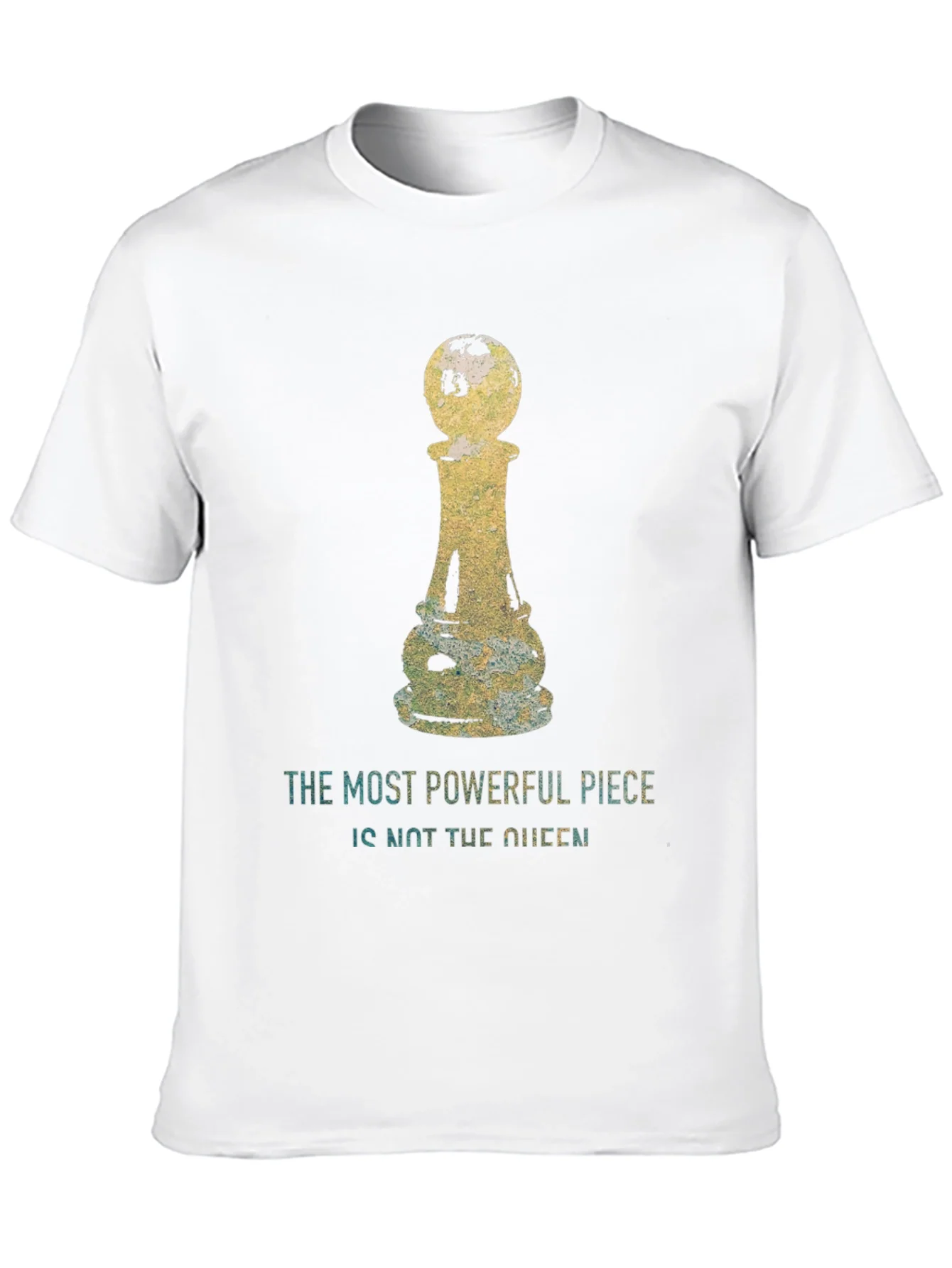 Camiseta ajedrez: El pe¨®n la pieza m¨¢s poderosa