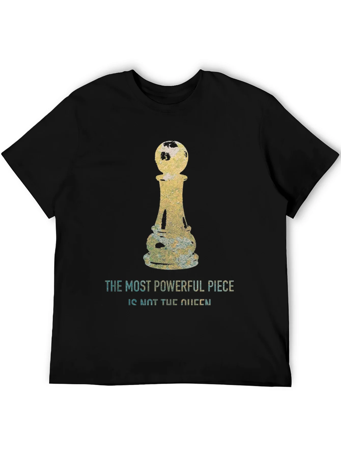 Camiseta ajedrez: El pe¨®n la pieza m¨¢s poderosa