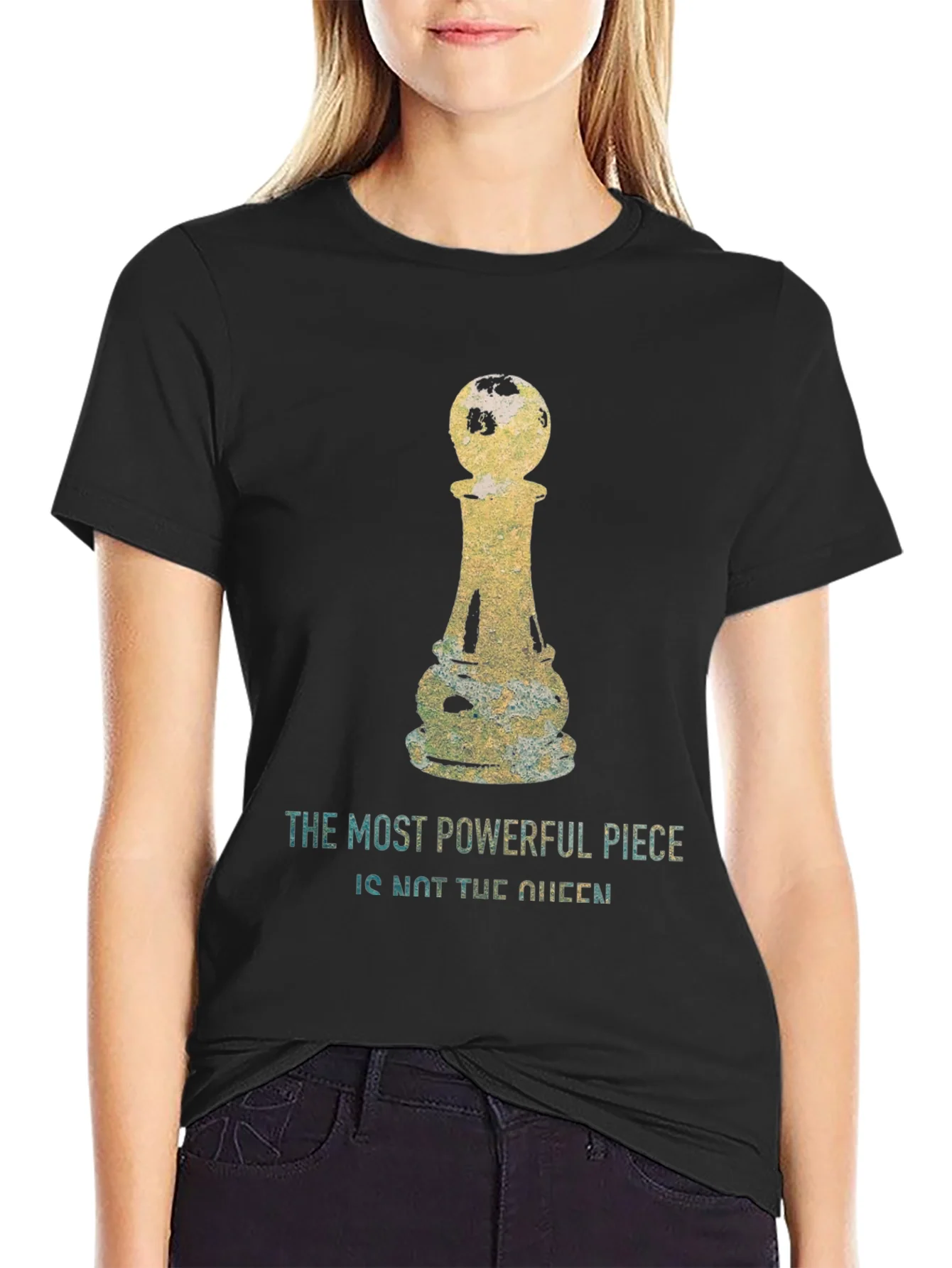 Camiseta ajedrez: El pe¨®n la pieza m¨¢s poderosa