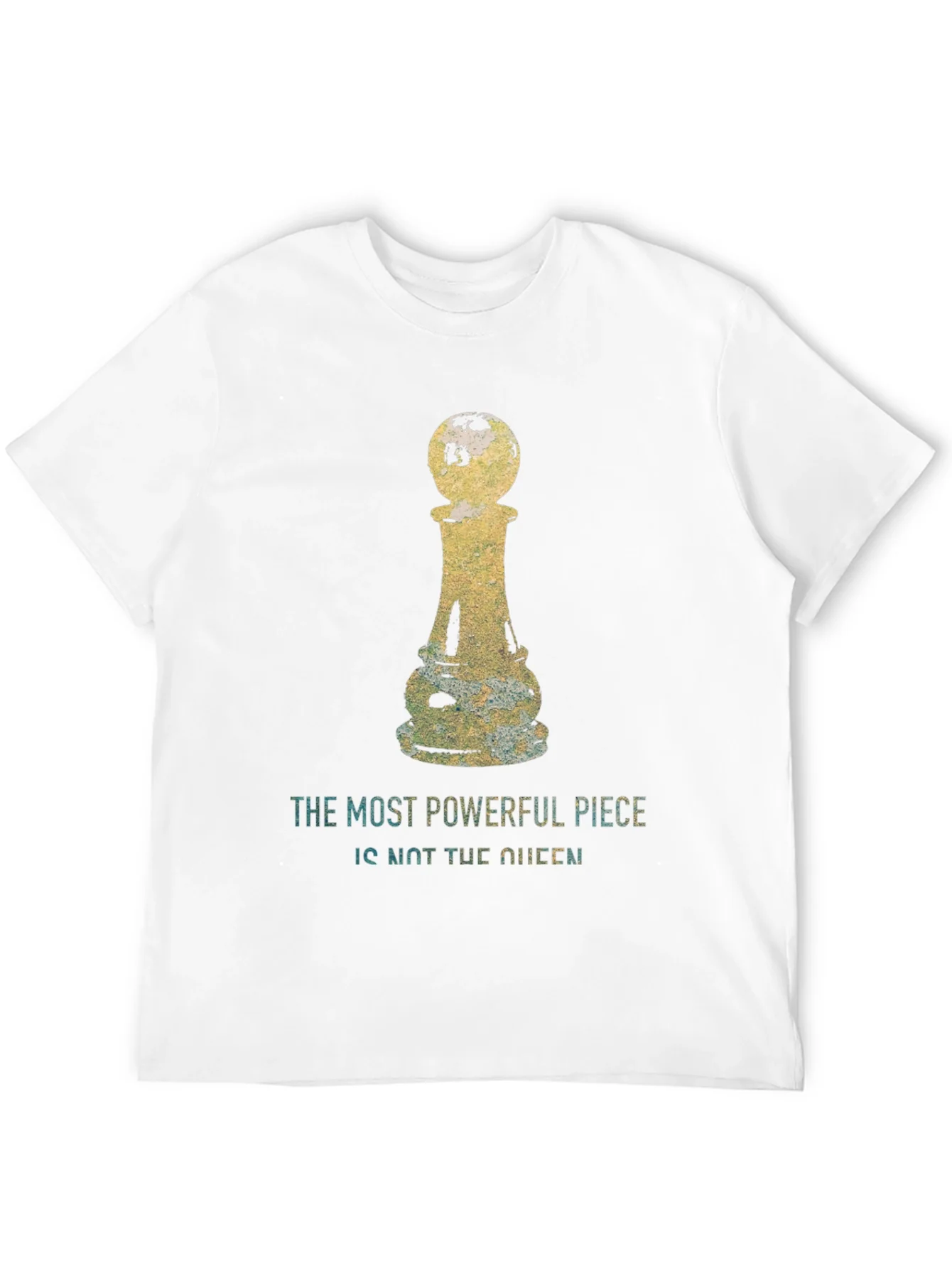 Camiseta ajedrez: El pe¨®n la pieza m¨¢s poderosa