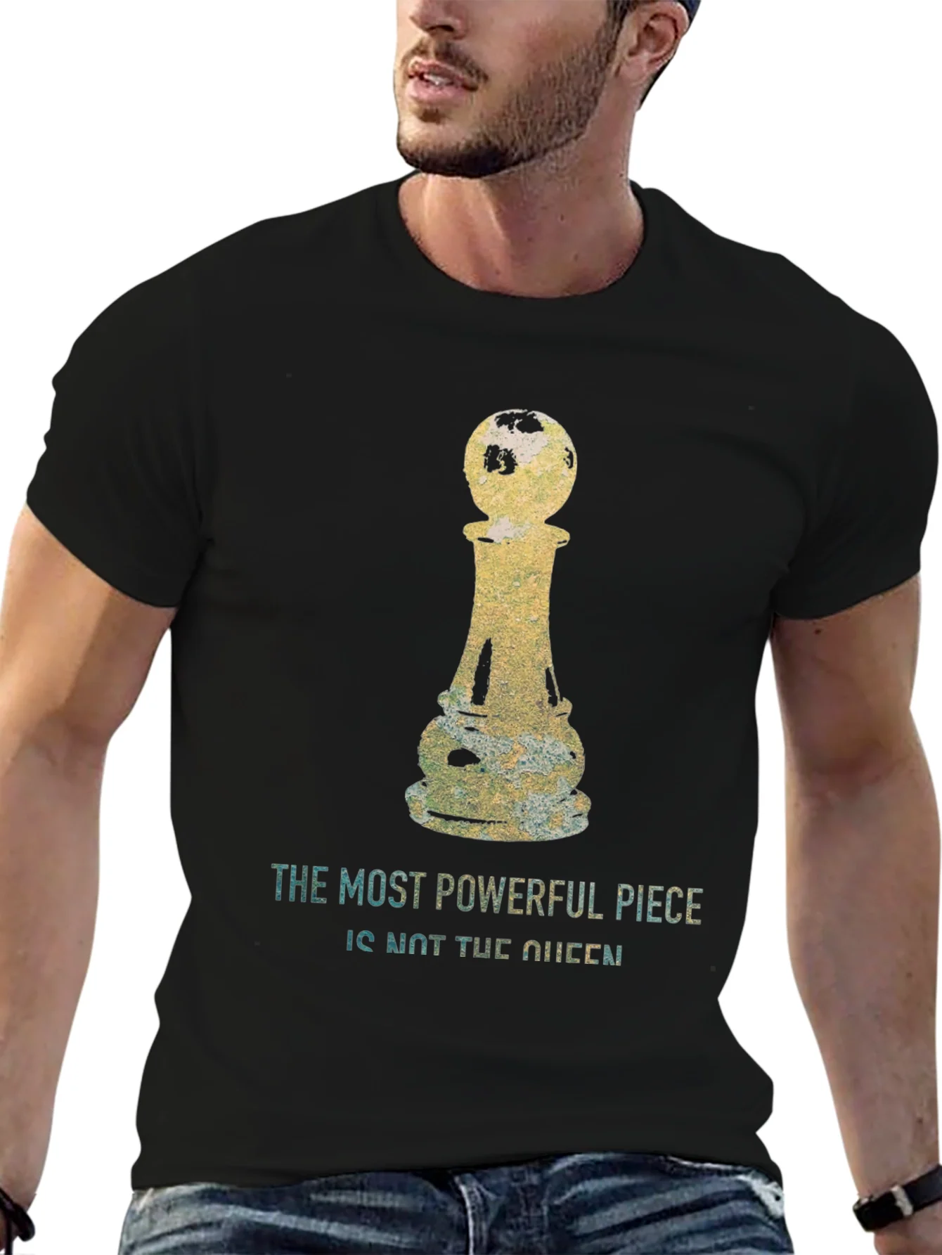 Camiseta ajedrez: El pe¨®n la pieza m¨¢s poderosa