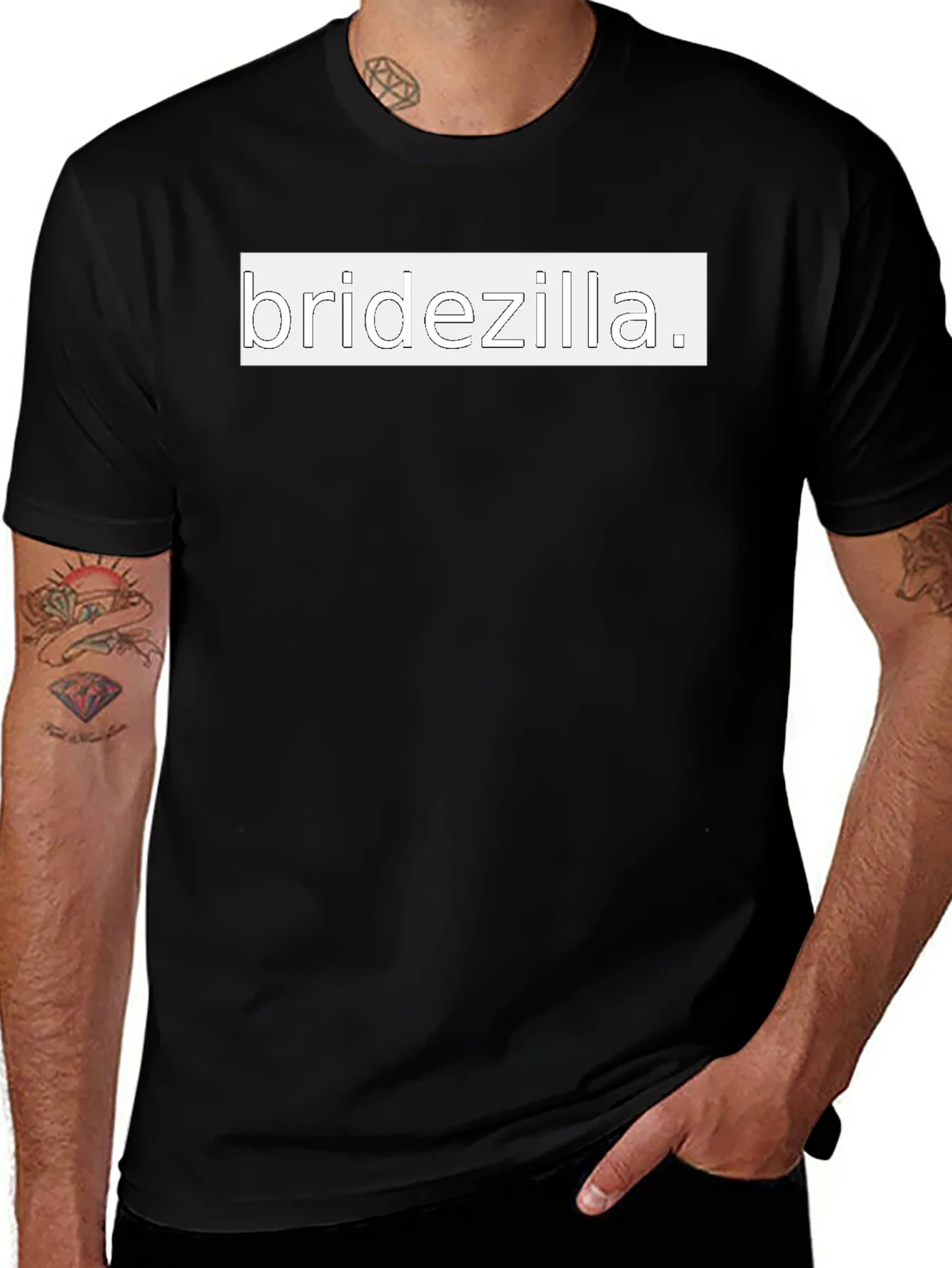 Camiseta Negra Bridezilla para Despedida de Soltera