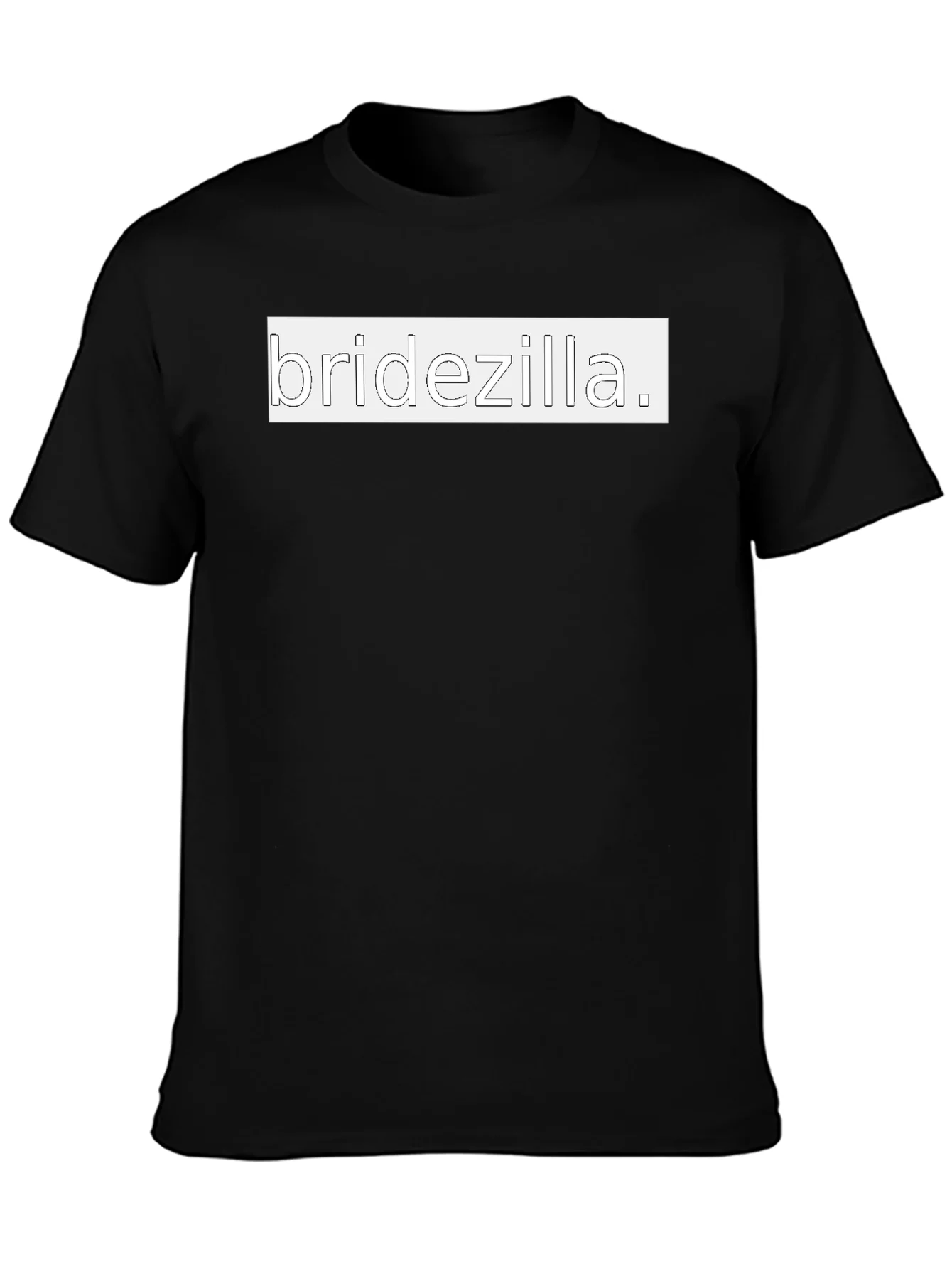 Camiseta Negra Bridezilla para Despedida de Soltera