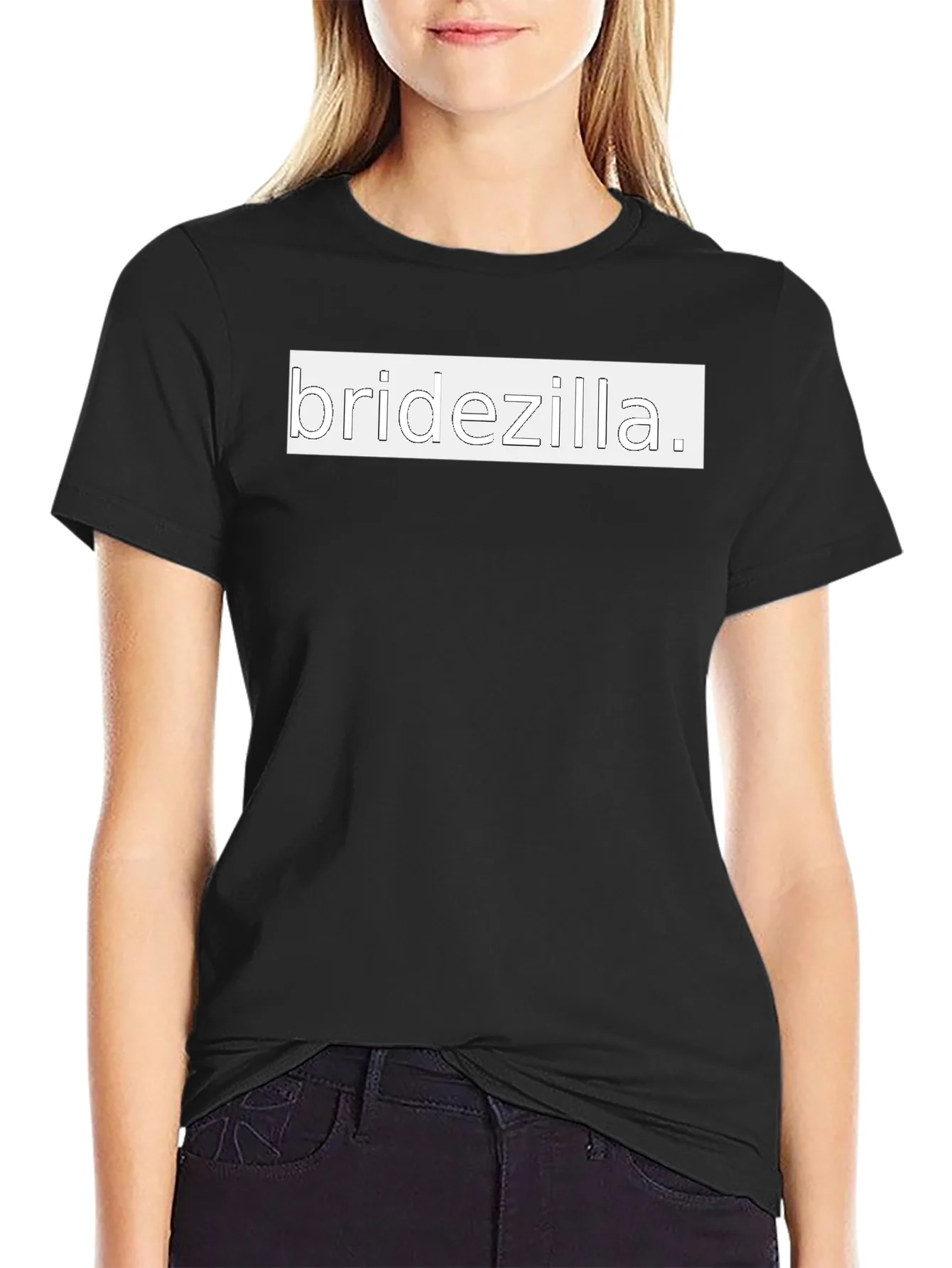 Camiseta Negra Bridezilla para Despedida de Soltera