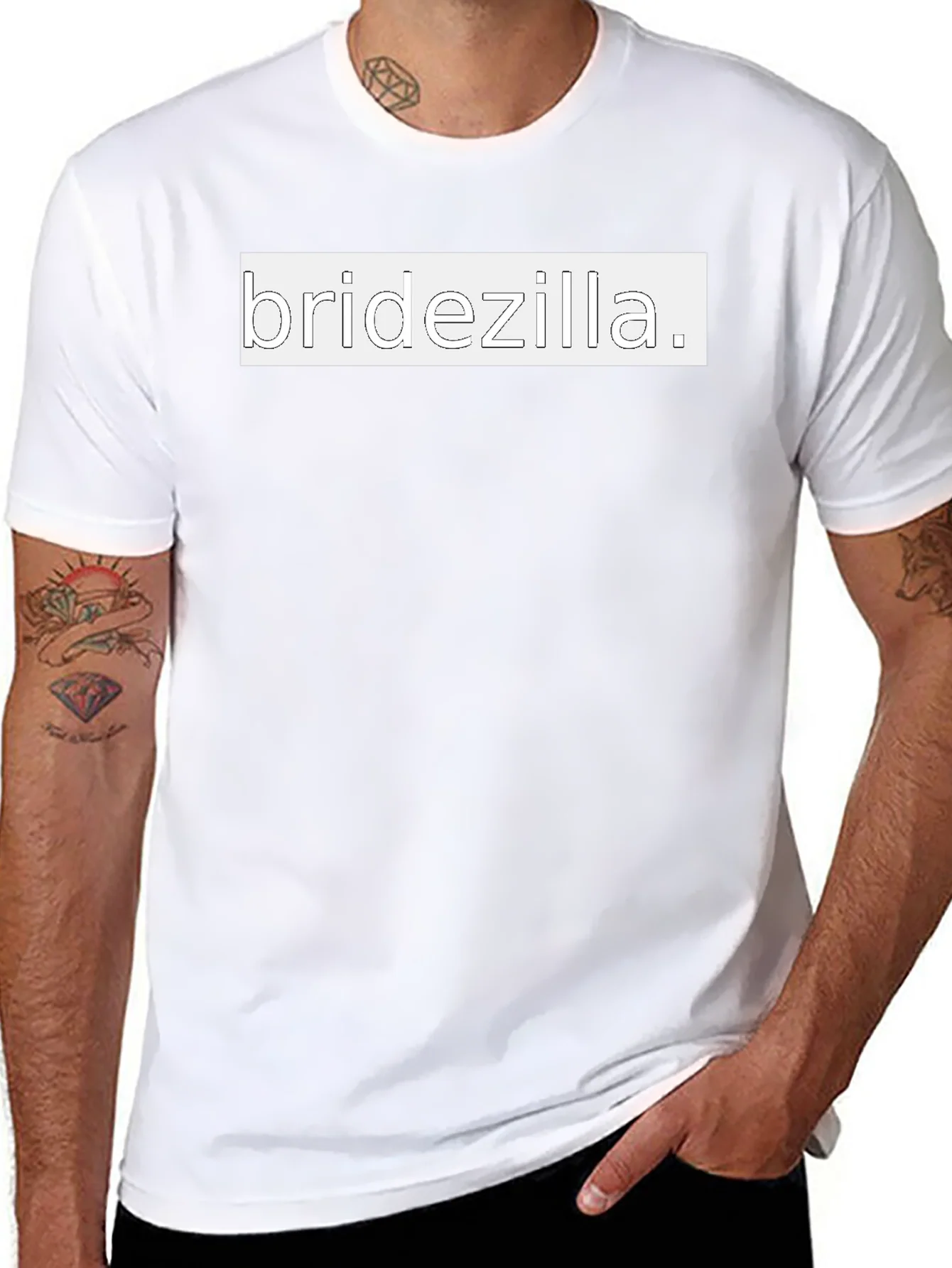 Camiseta Negra Bridezilla para Despedida de Soltera