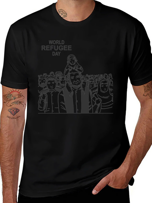 Rebbecca World Refugee Day T-Shirt - Black