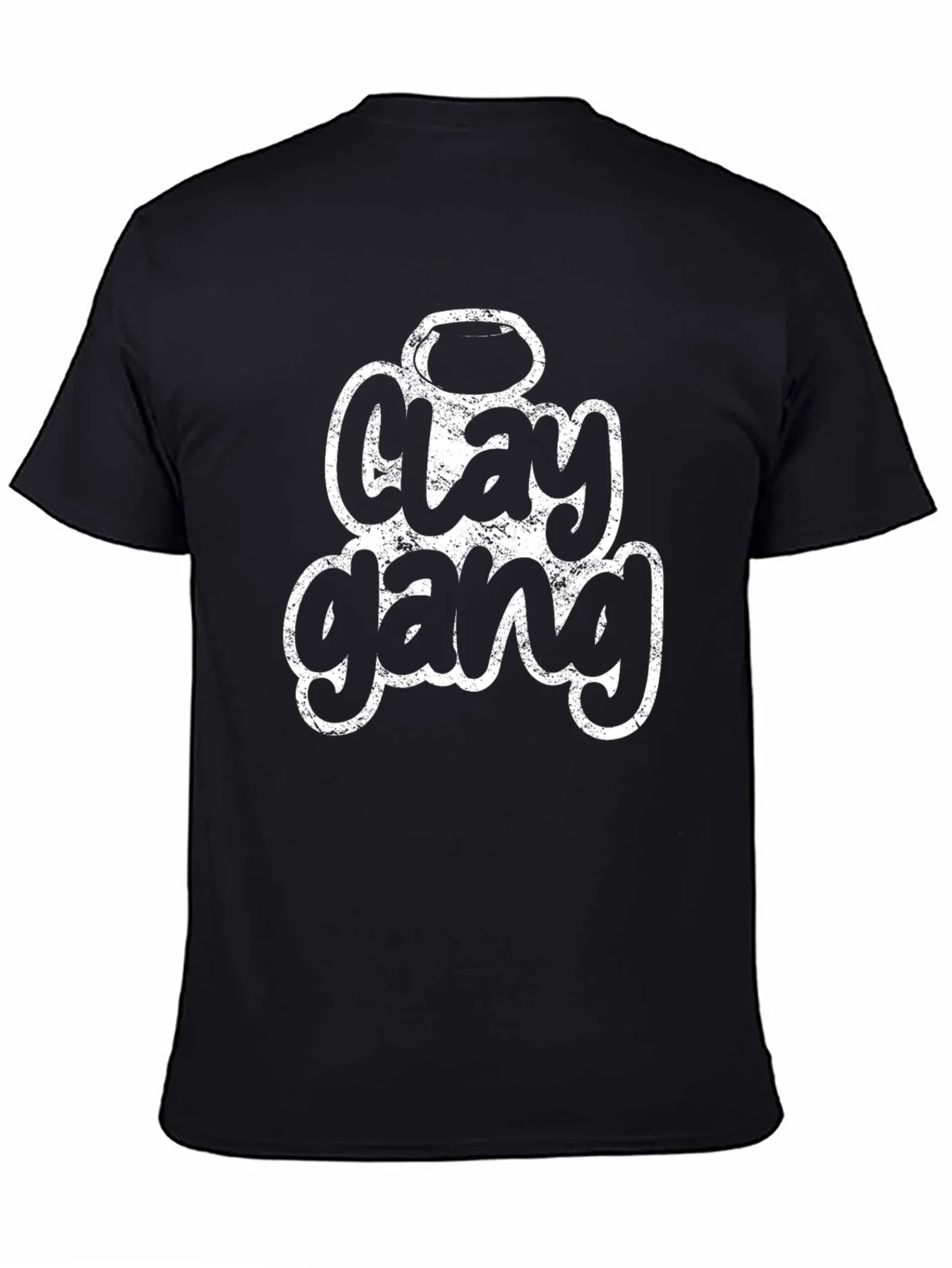 Camiseta Negra Clay Gang para Amantes de la Cer¨¢mica