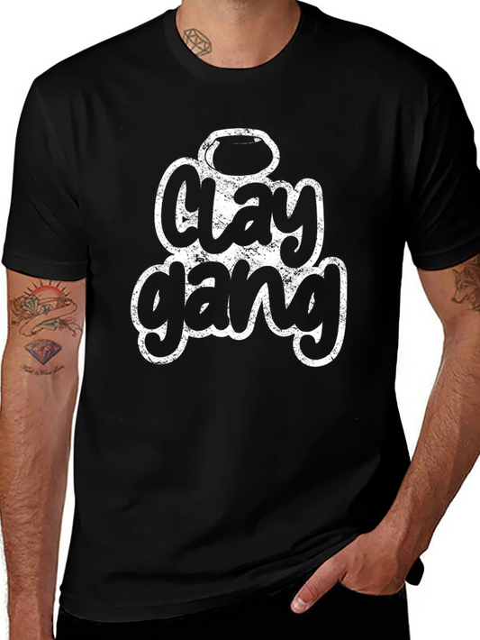Camiseta Negra Clay Gang para Amantes de la Cer¨¢mica