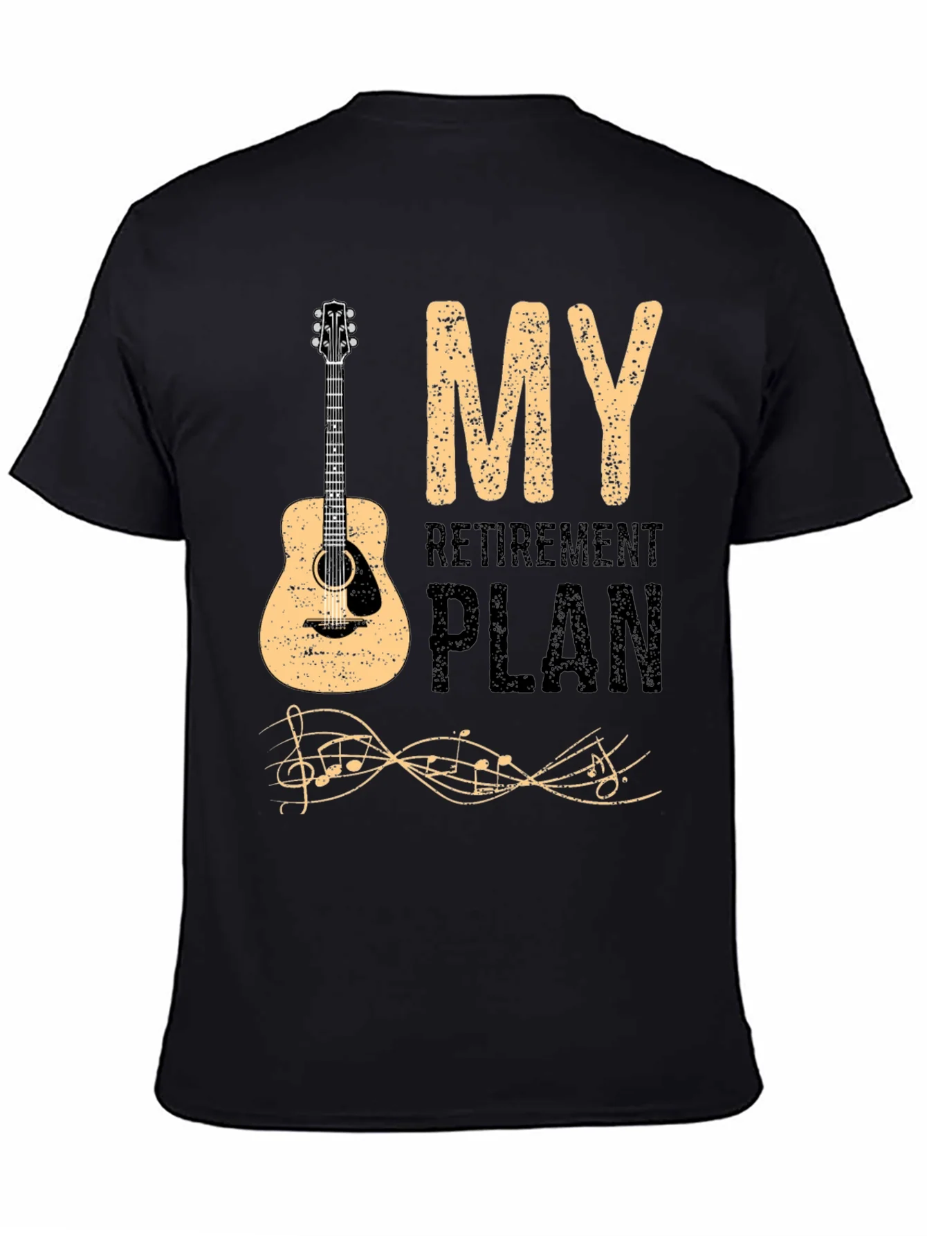 Rebbecca My Retirement Plan Guitar Graphic T-Shirt