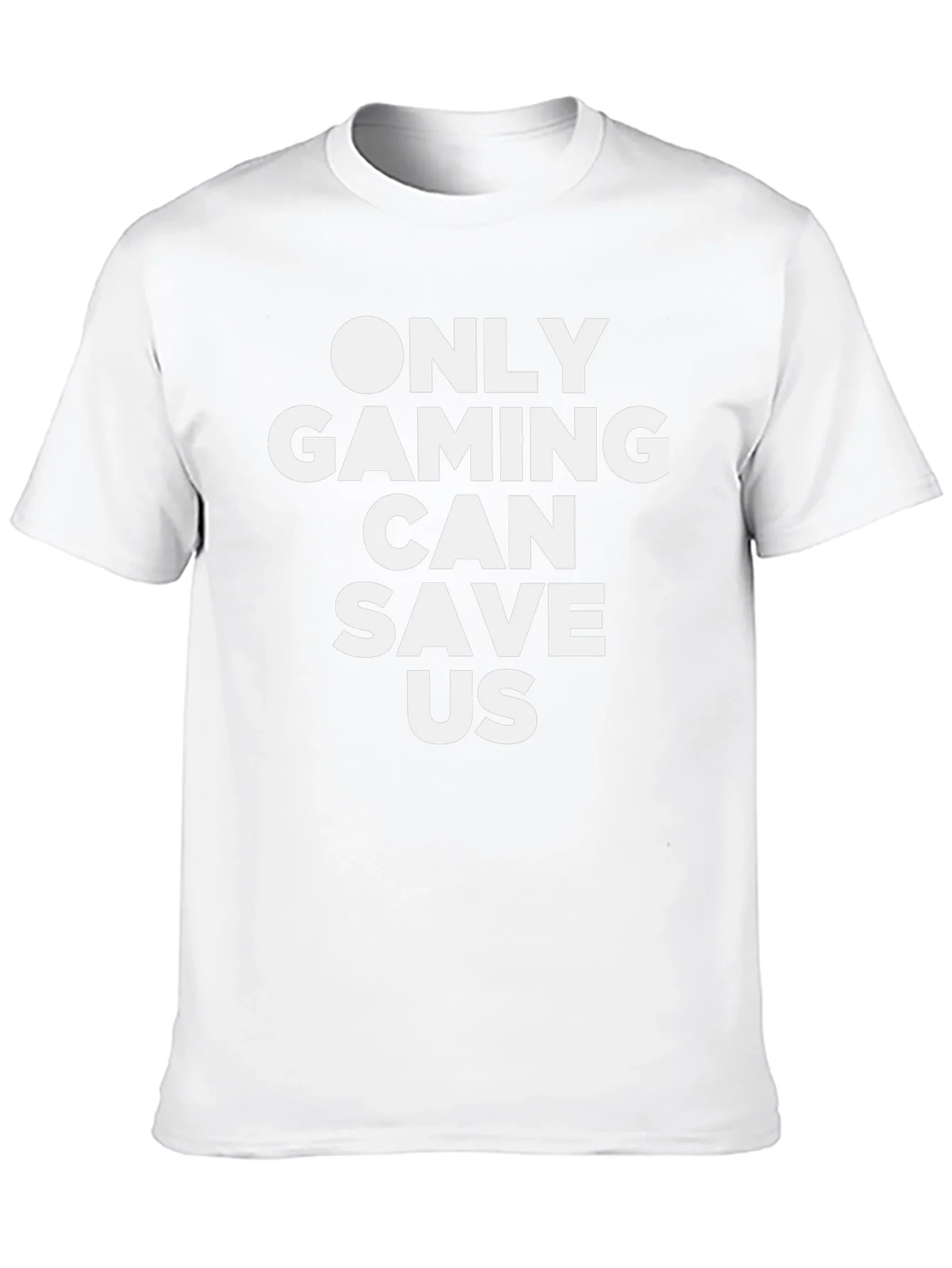 Rebbecca Only Gaming Can Save Us Black T-Shirt